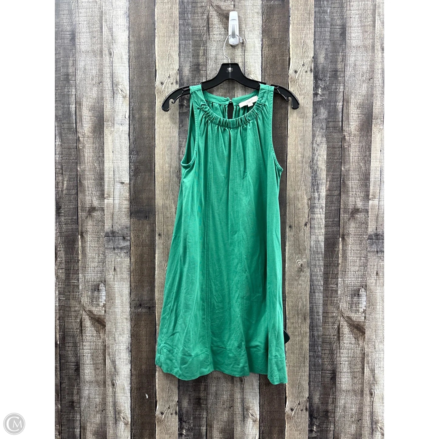 Dress Casual Short By Loft In Green, Size: Xs