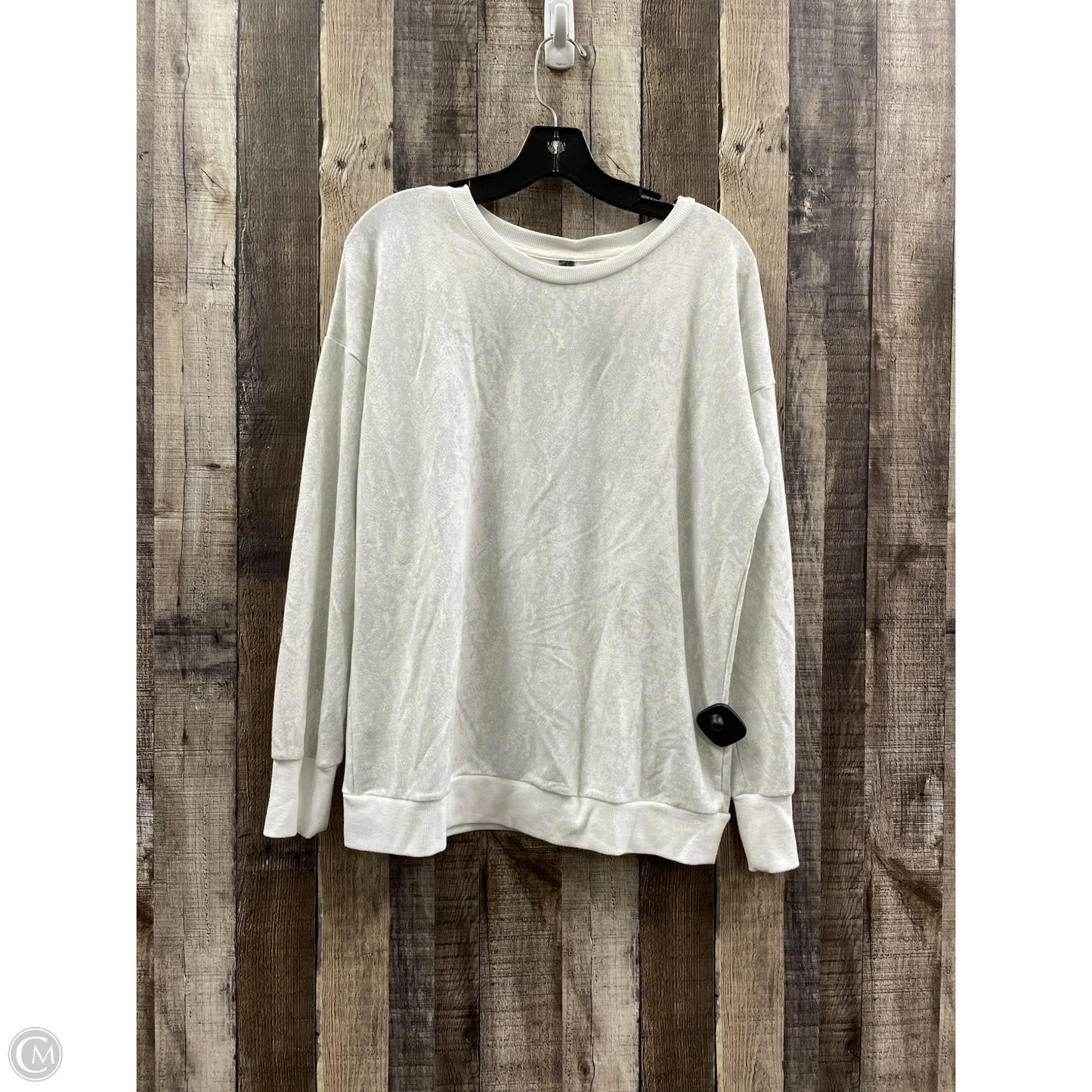 Sweatshirt Crewneck By Mondetta In Grey, Size: M
