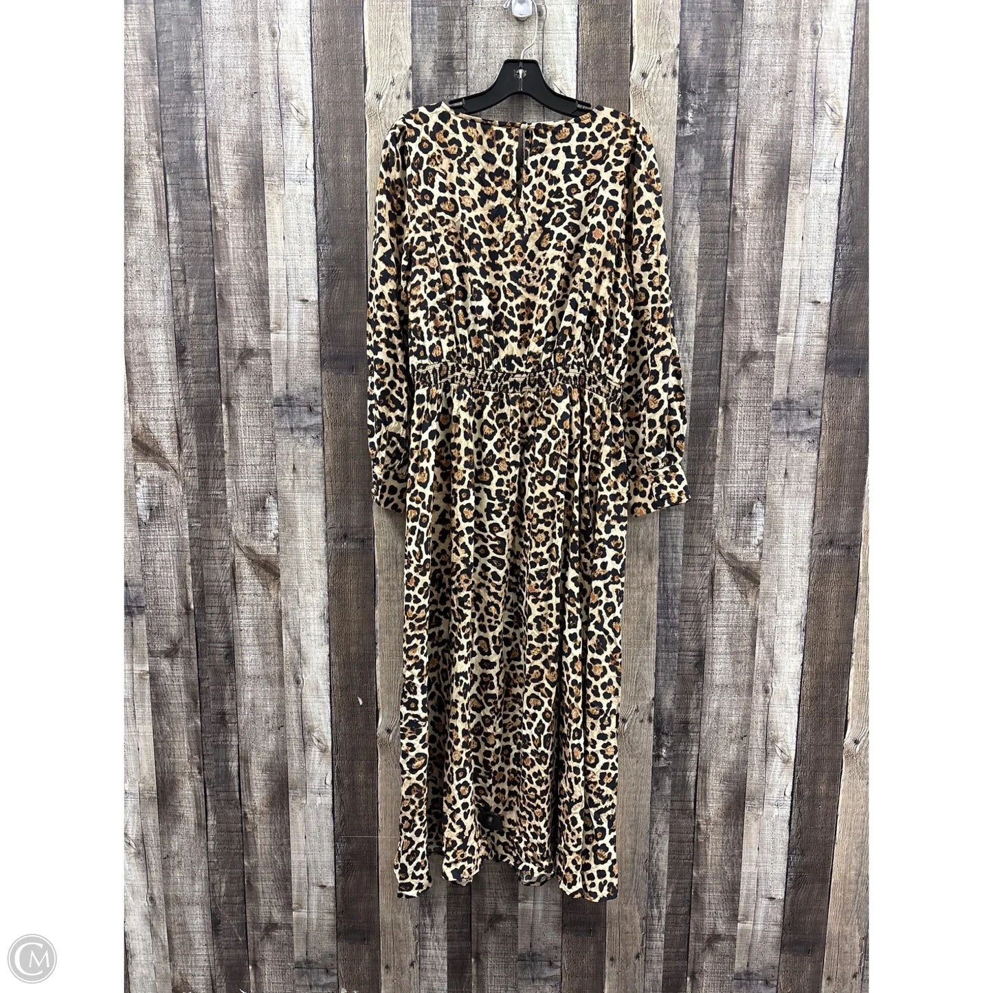 Dress Casual Maxi By Loft In Animal Print, Size: Lp
