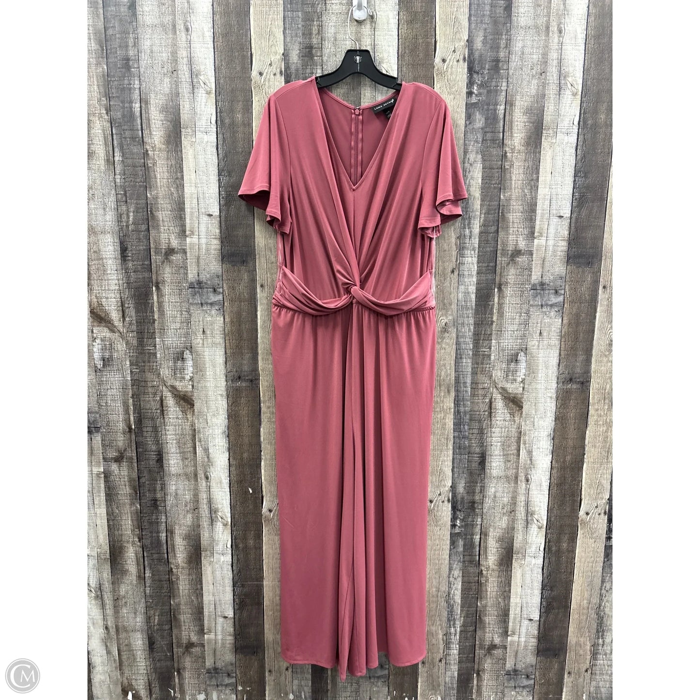 Jumpsuit By Lane Bryant In Pink, Size: Xl