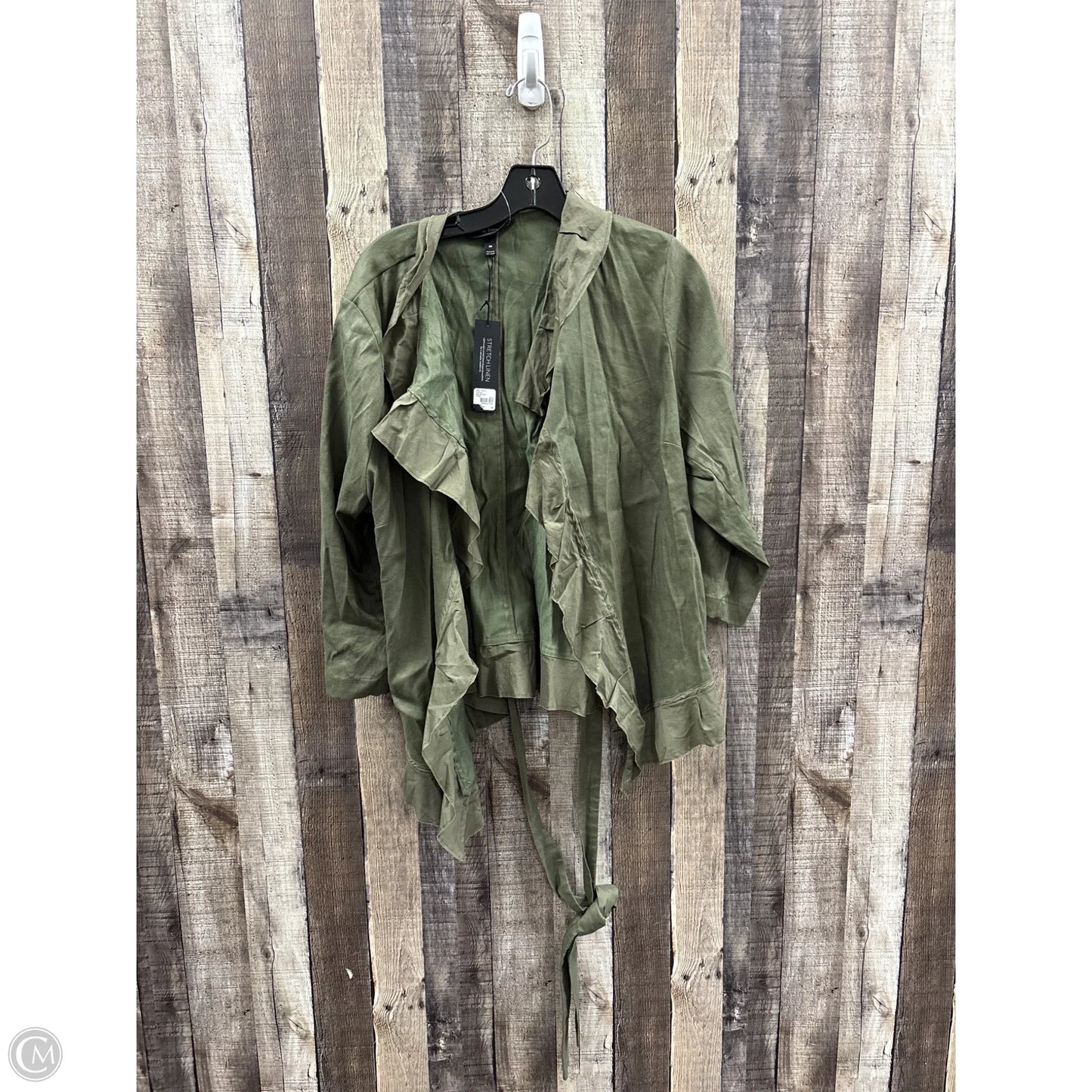 Cardigan By Lane Bryant In Green, Size: 1x