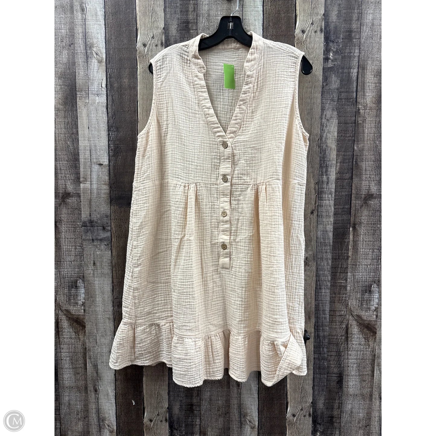 Dress Casual Short By Cmf In Ivory, Size: L