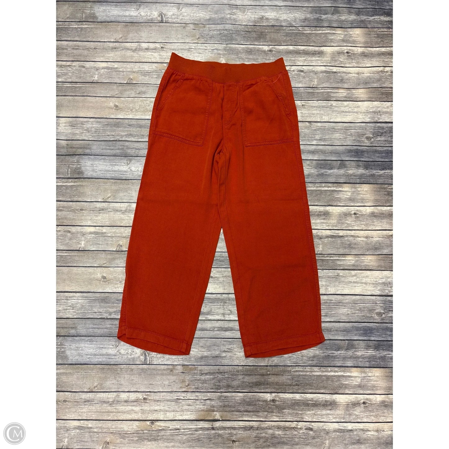 Pants Wide Leg By St Johns Bay In Orange, Size: M