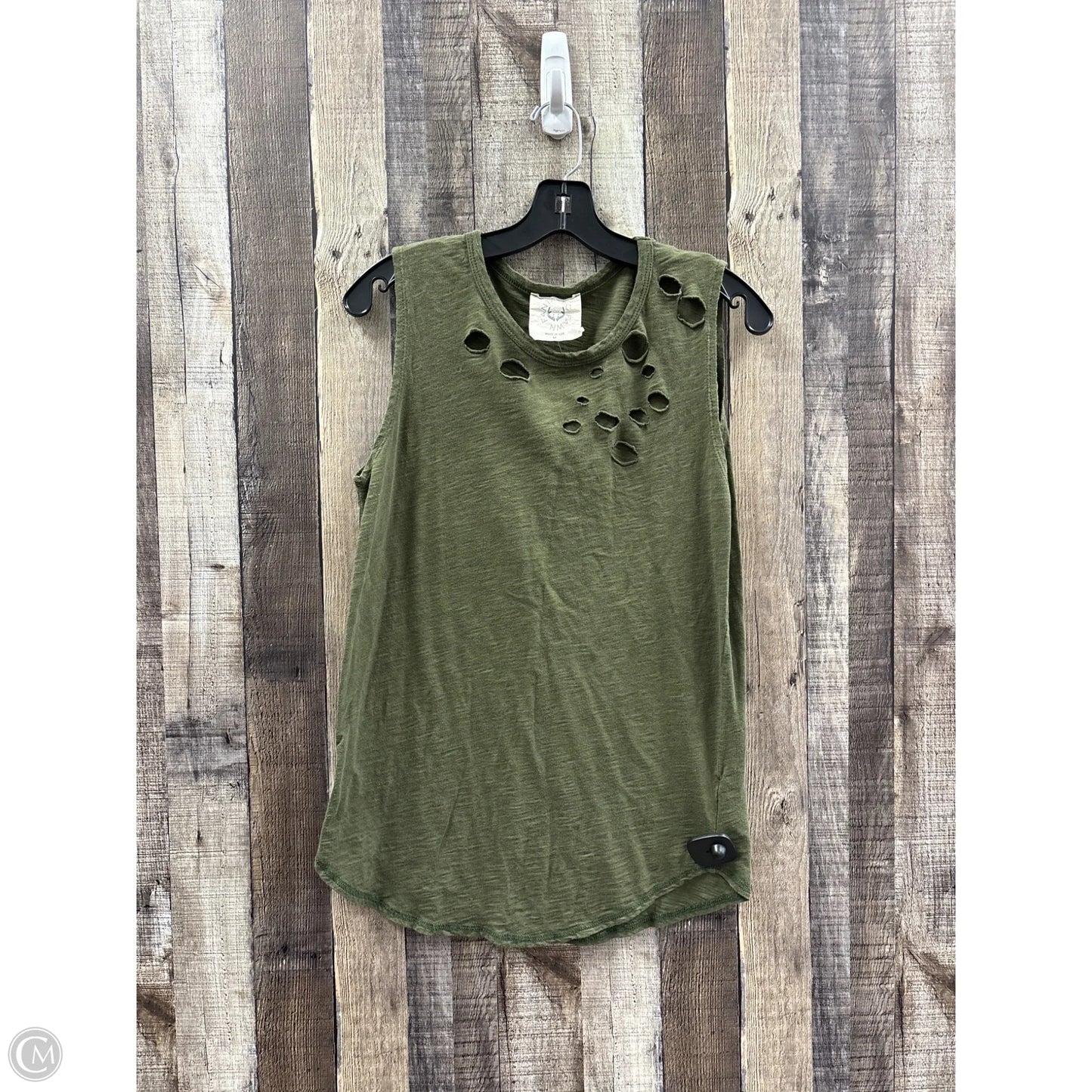 Top Sleeveless By Fantastic Fawn In Green, Size: M