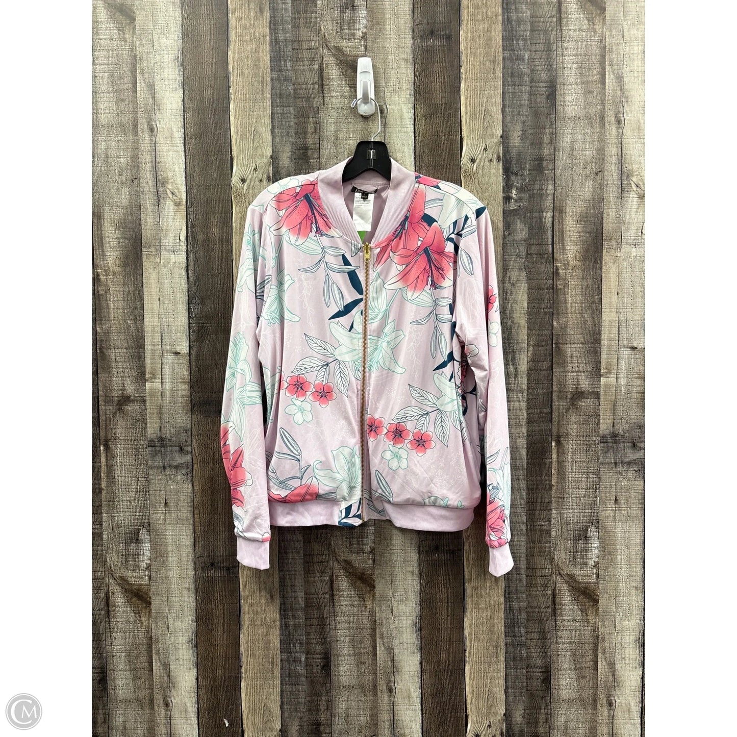 Jacket Other By Iman Hsn In Floral Print, Size: L