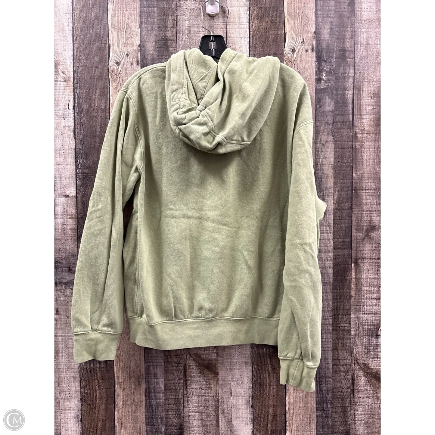 Sweatshirt Hoodie By Nike In Green, Size: S