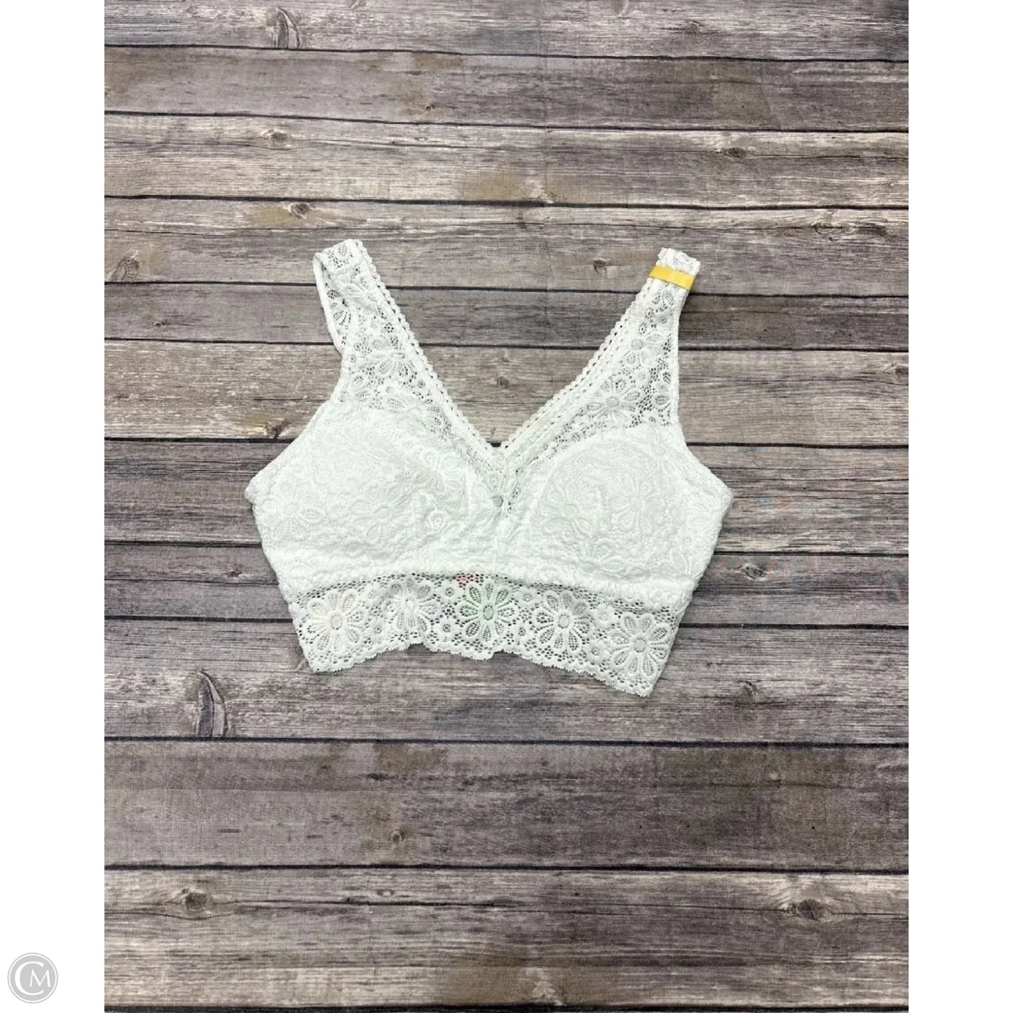 Bralette By Cmf In White, Size: S