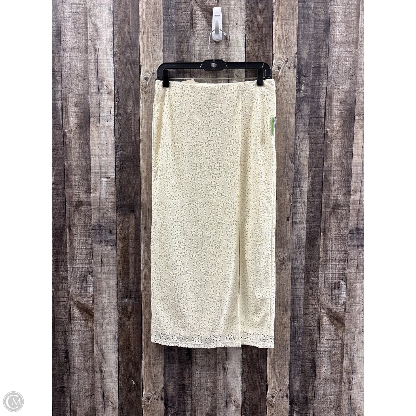 Skirt Midi By A New Day In Ivory, Size: 6
