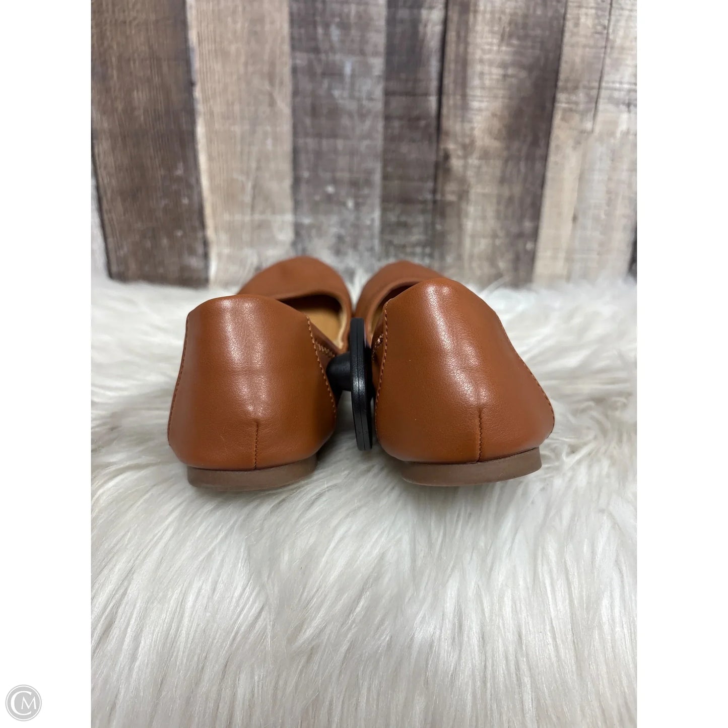 Shoes Flats By Time And Tru In Brown, Size: 6.5