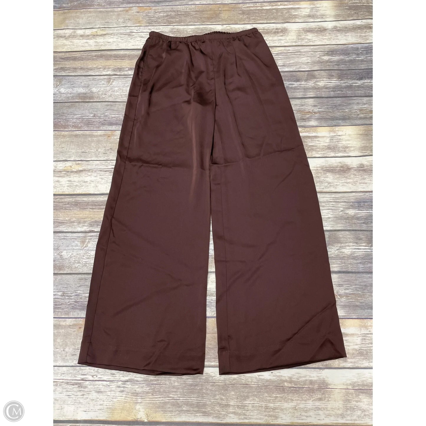 Pants Wide Leg By A New Day In Brown, Size: M