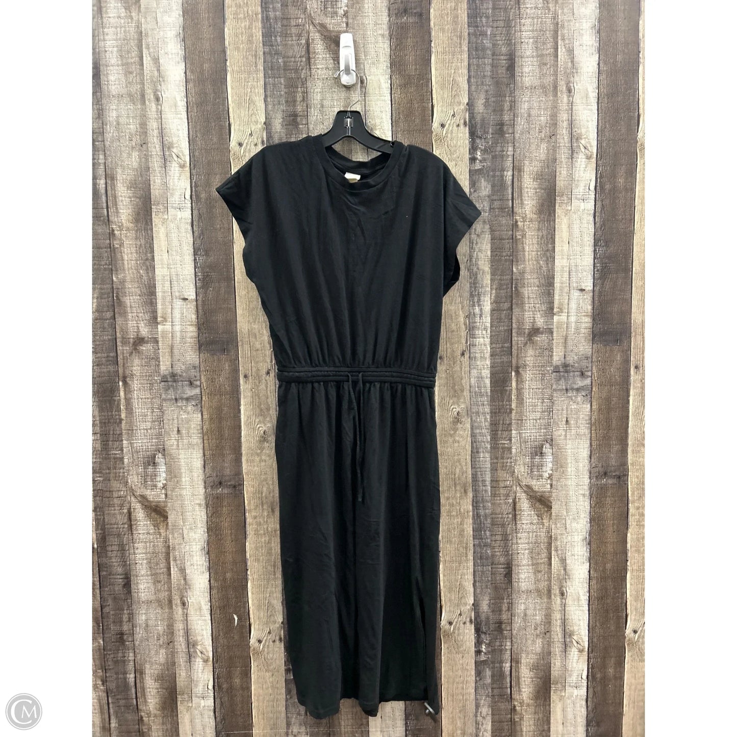 Dress Casual Midi By H&m In Black, Size: M