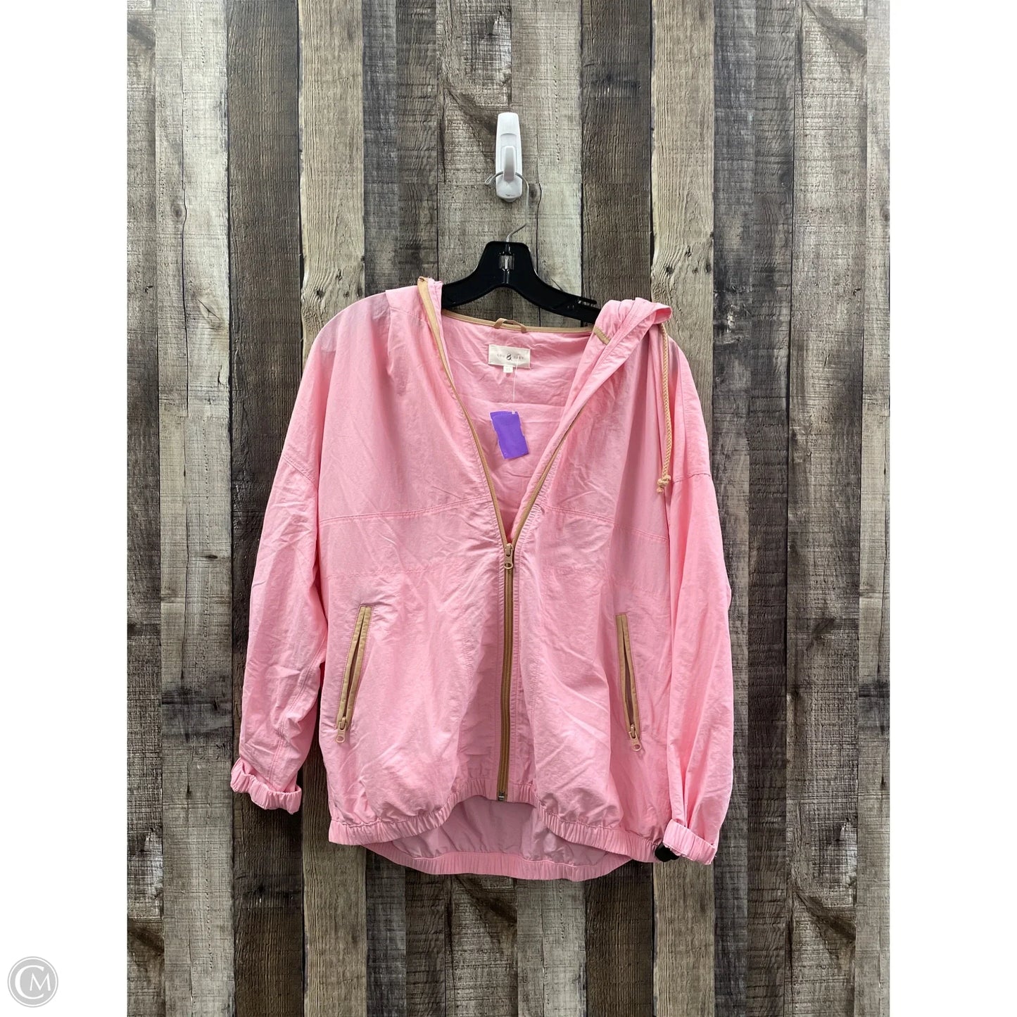 Jacket Windbreaker By Lou And Grey In Pink, Size: Xs