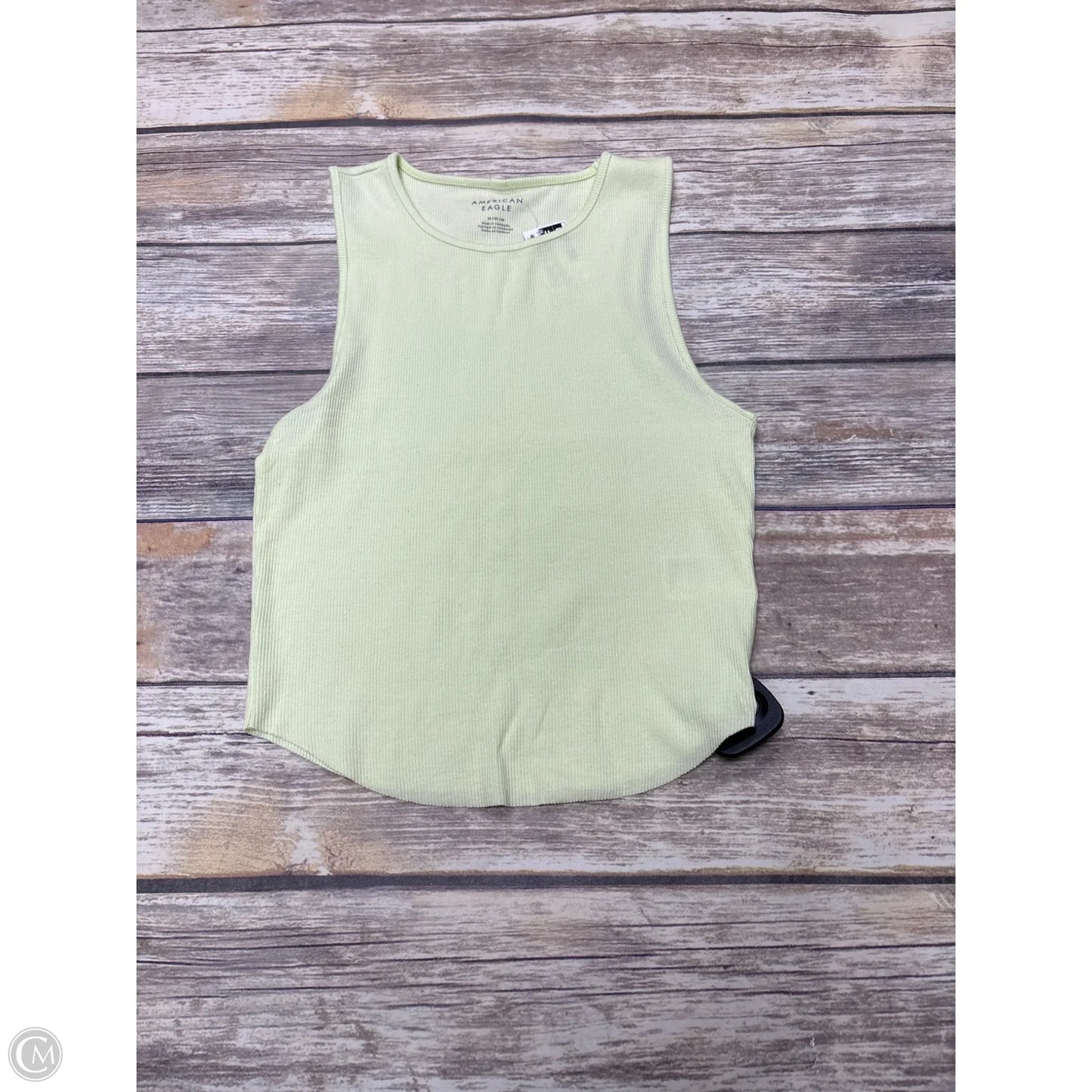 Tank Top By American Eagle In Green, Size: M