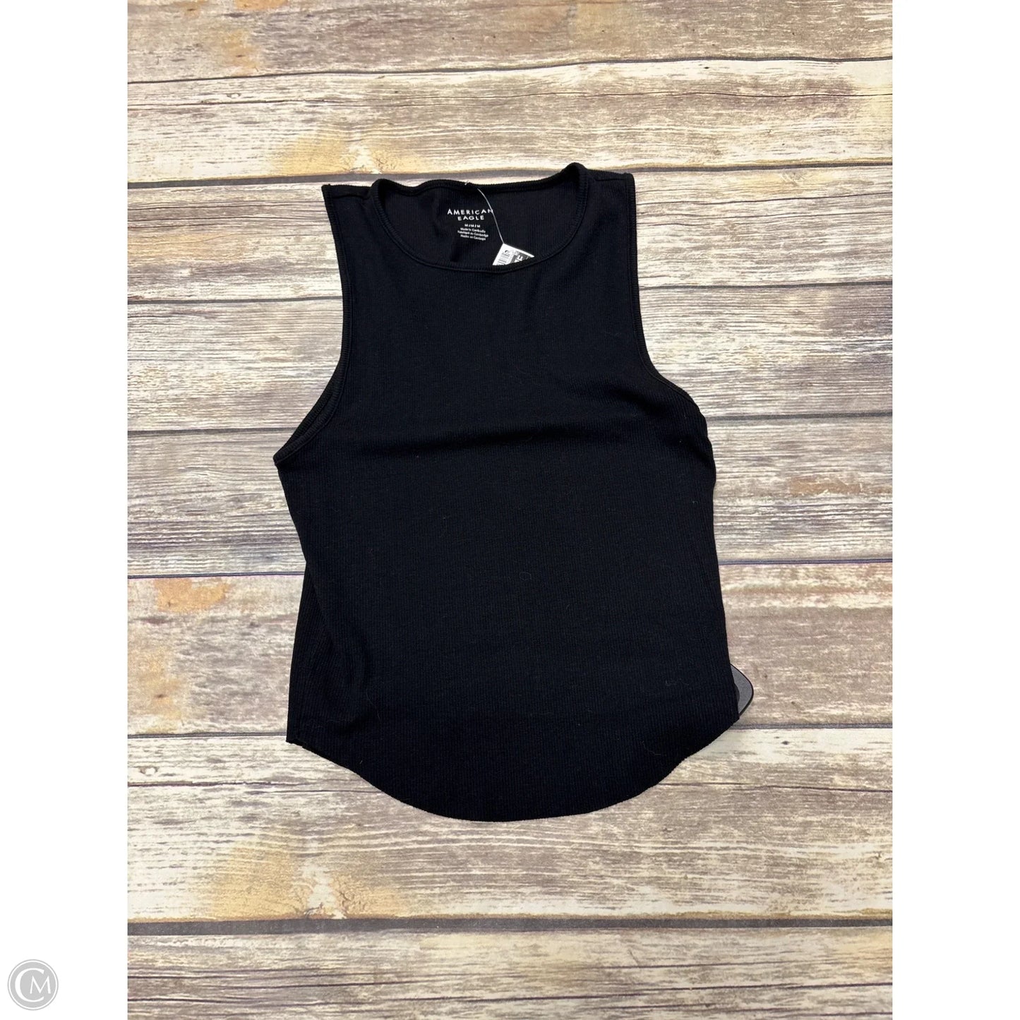 Tank Top By American Eagle In Black, Size: M
