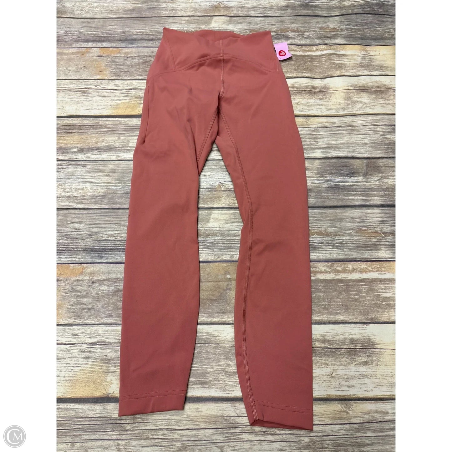 Athletic Leggings By Lululemon In Peach, Size: 4
