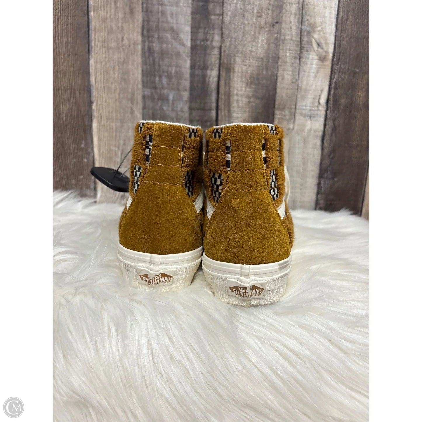 Shoes Sneakers By Vans In Brown & Cream, Size: 8