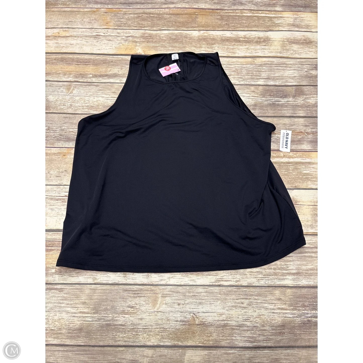 Athletic Tank Top By Old Navy In Black, Size: 2x