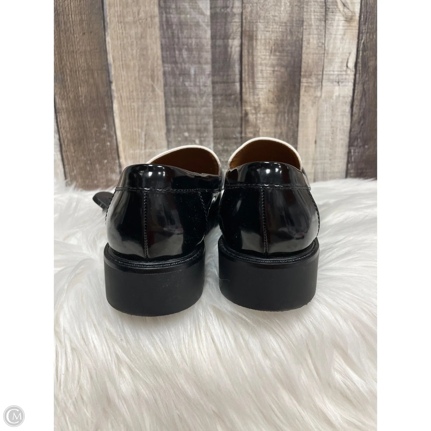 Shoes Flats By Cme In Black & White, Size: 7