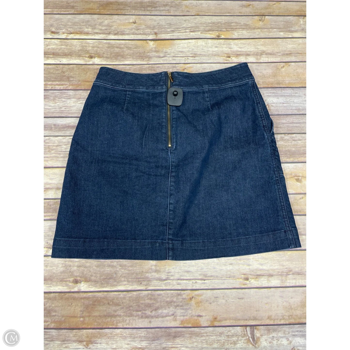 Skirt Mini & Short By Loft In Blue Denim, Size: 6