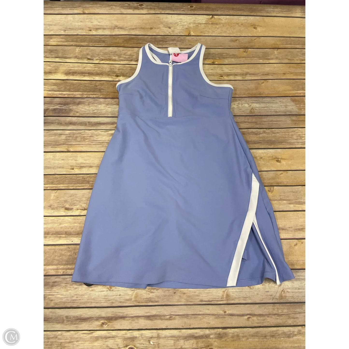 Athletic Dress By Sage In Purple & White, Size: M