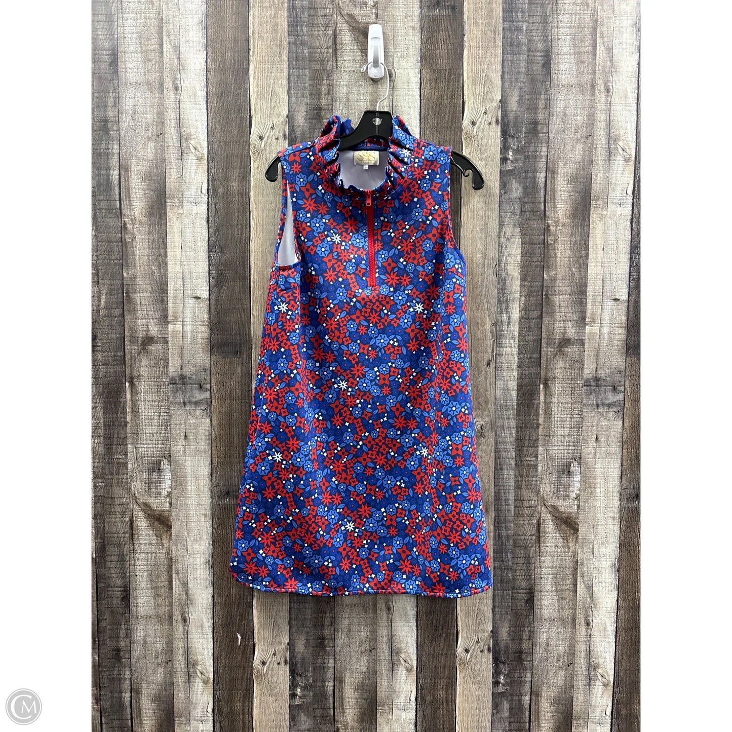 Dress Casual Short By Sas In Blue & Red, Size: M