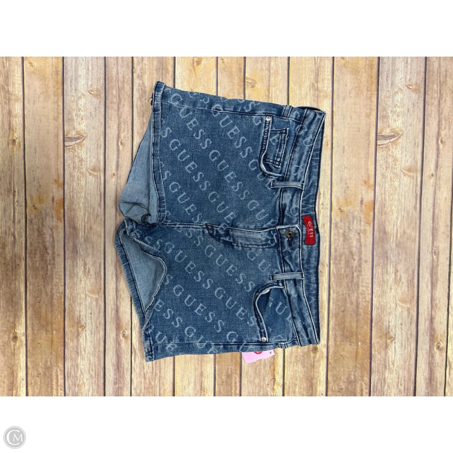Shorts By Guess In Blue Denim, Size: 12