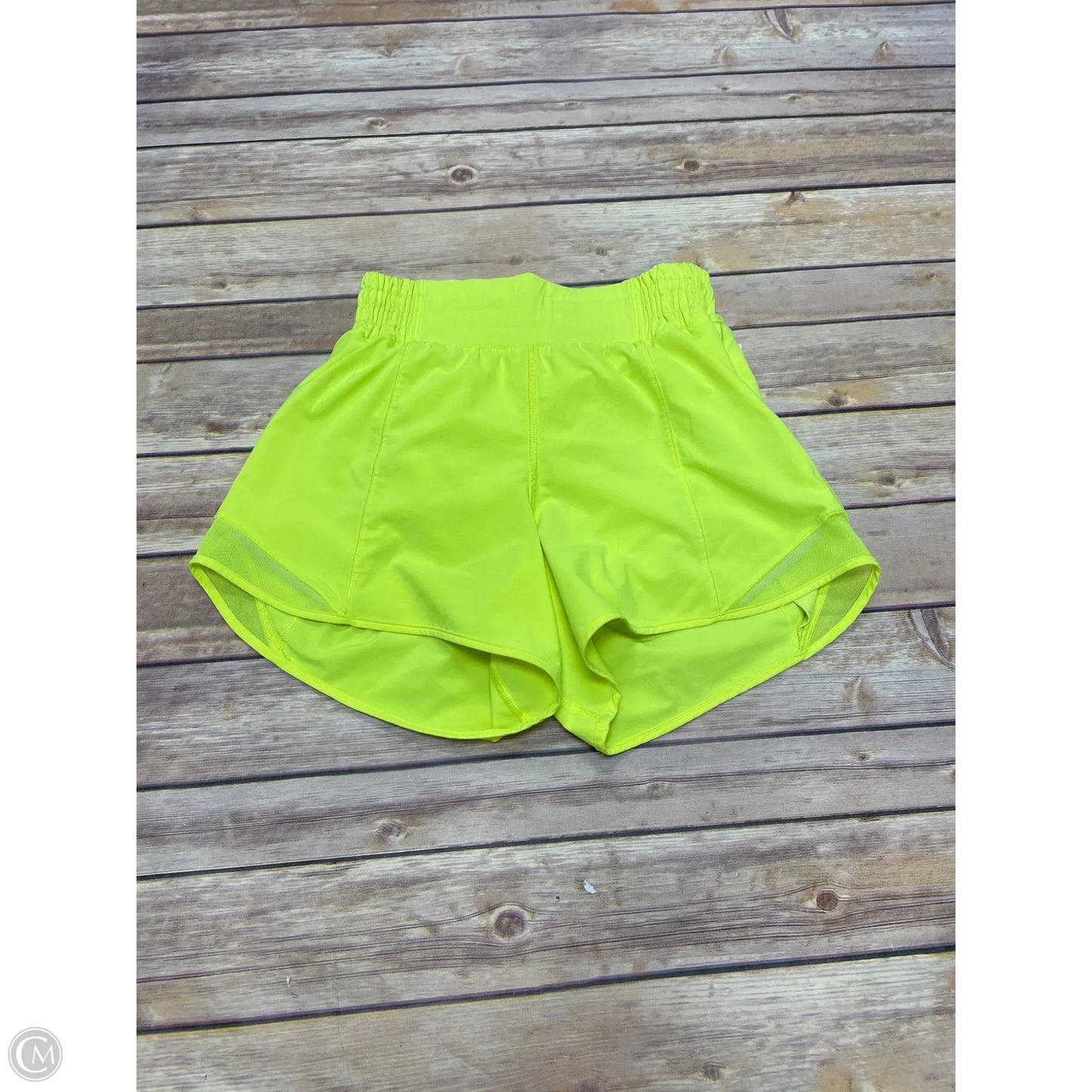 Athletic Shorts By Lululemon In Green, Size: 0
