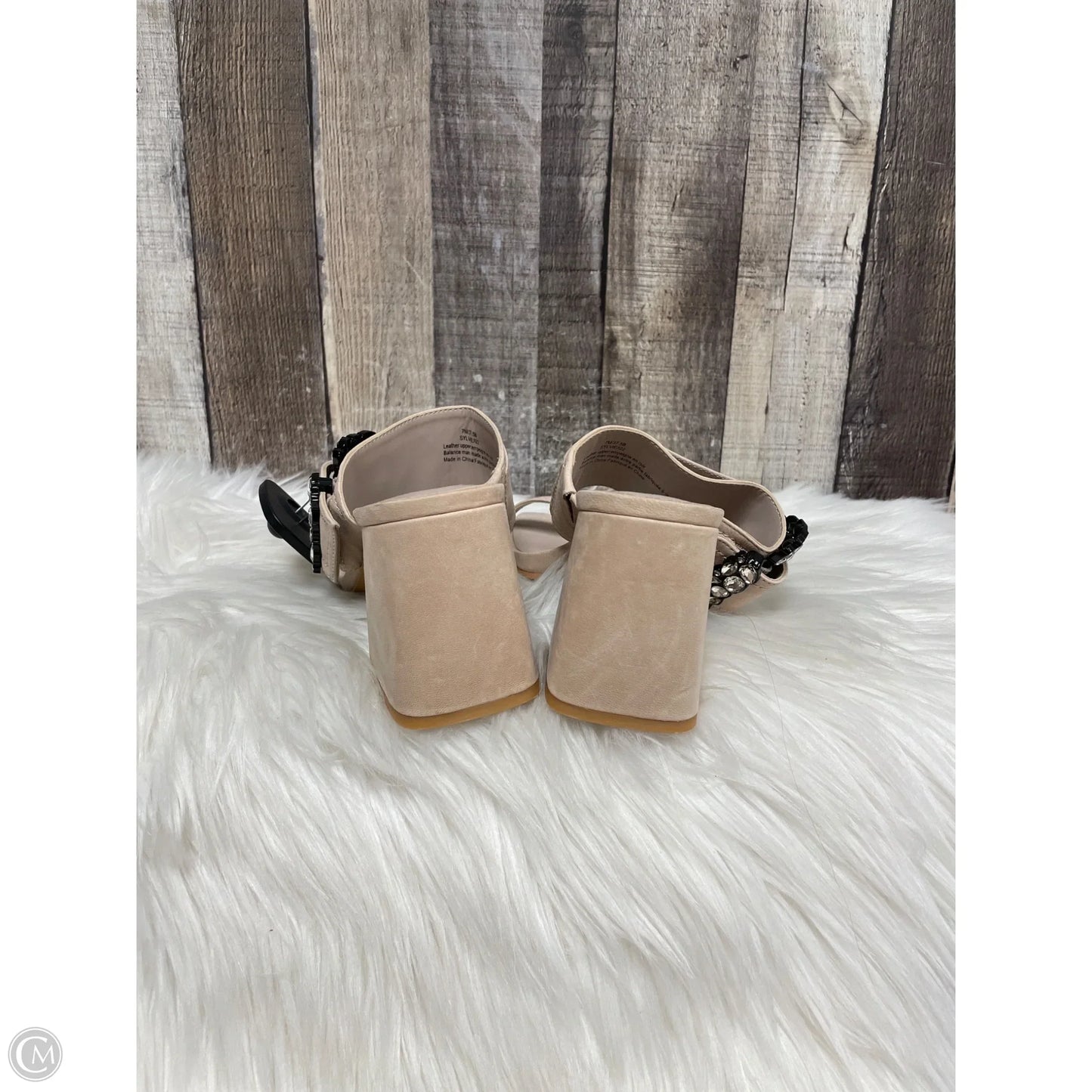 Sandals Designer By Karl Lagerfeld In Tan, Size: 7