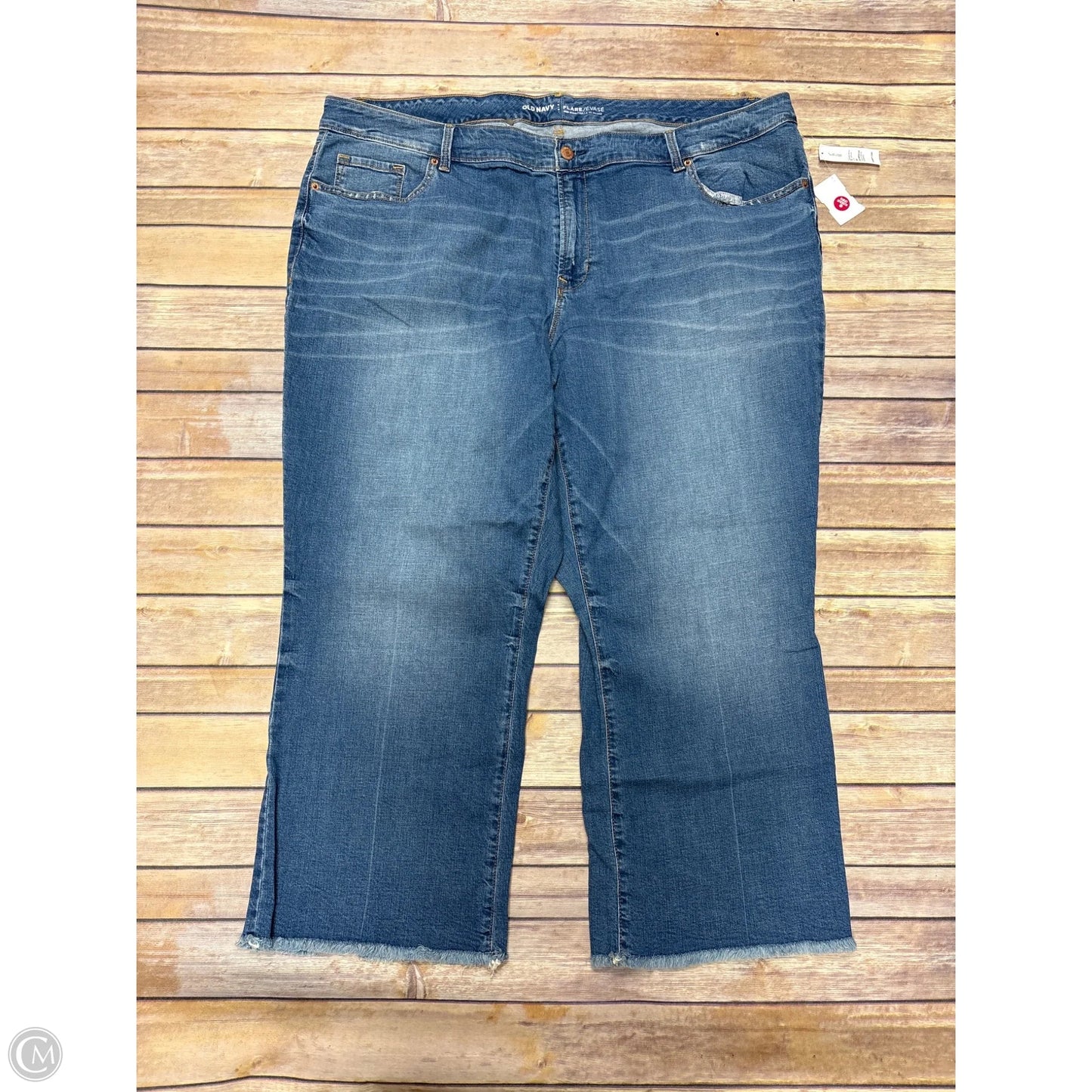 Jeans Flared By Old Navy In Blue Denim, Size: 24