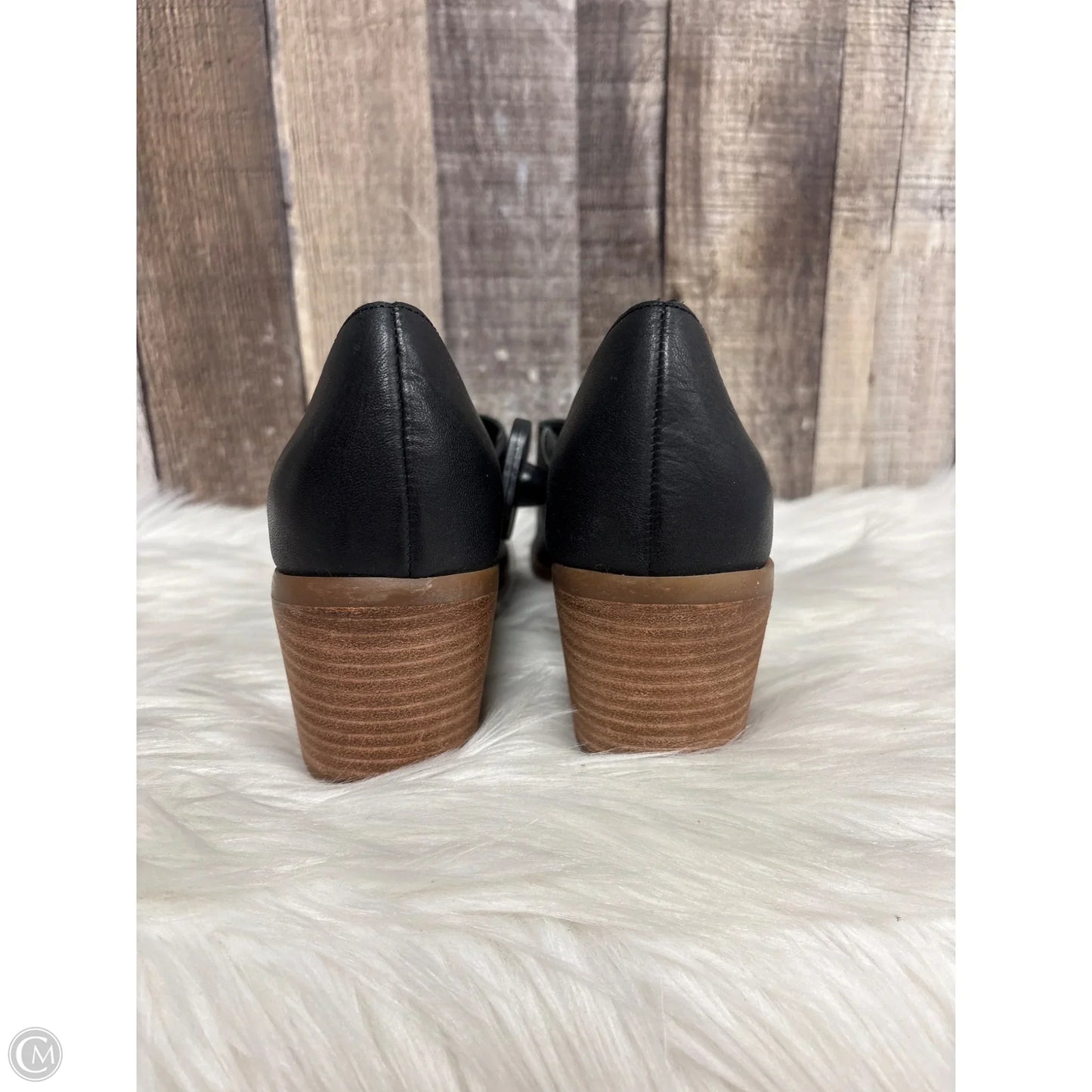 Sandals Heels Block By Sole Society In Black, Size: 8
