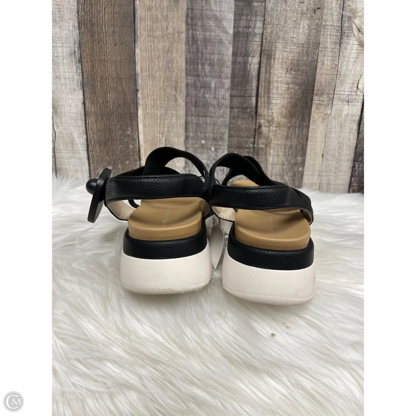 Sandals Heels Platform By Kelly And Katie In Black, Size: 7.5