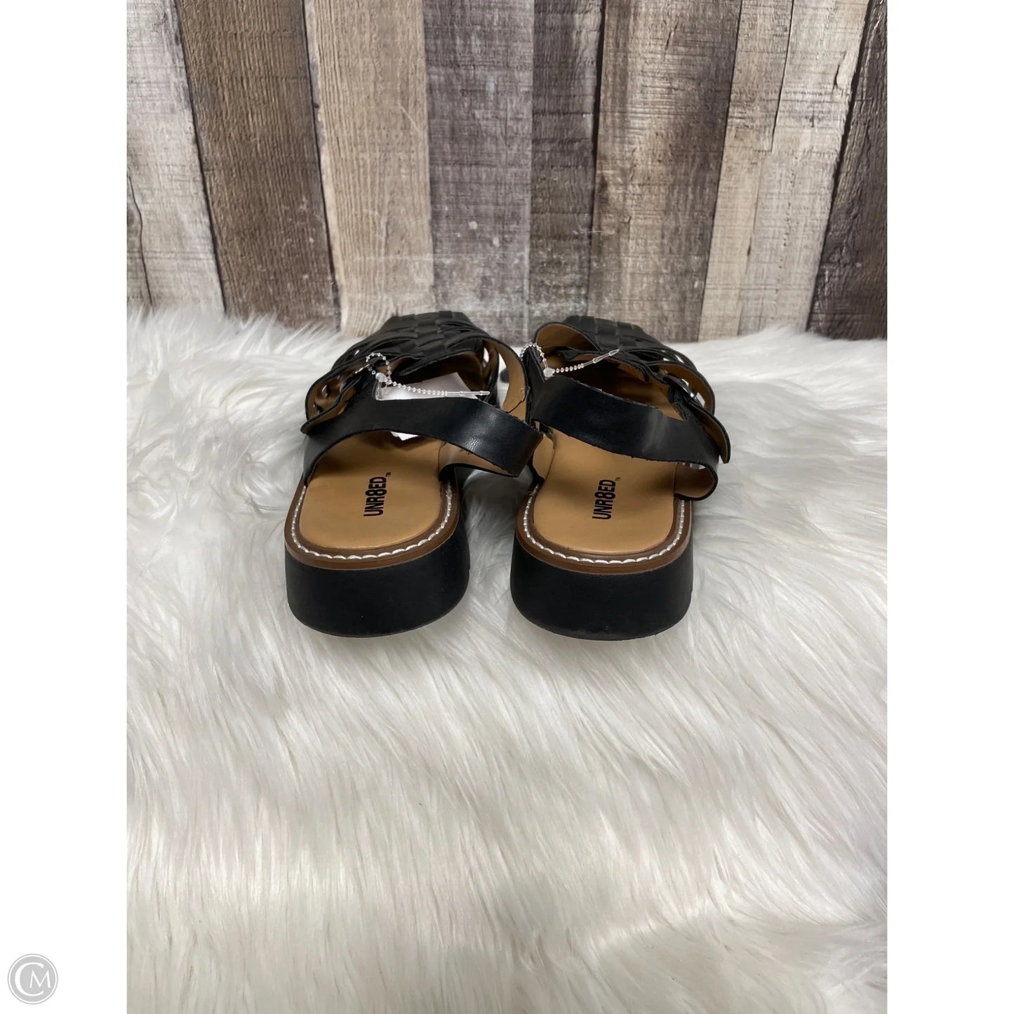 Sandals Flats By Cme In Black, Size: 9.5