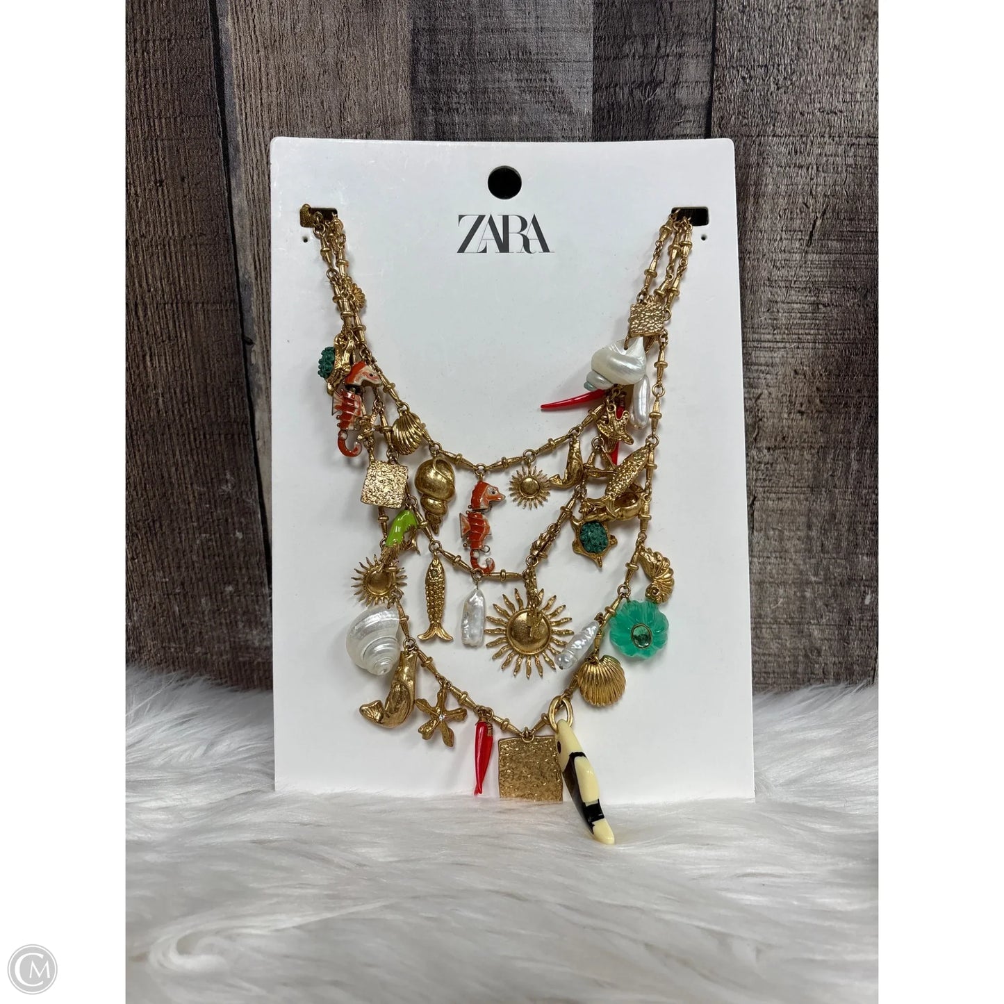 Necklace Statement By Zara, Size: 03 Piece Set