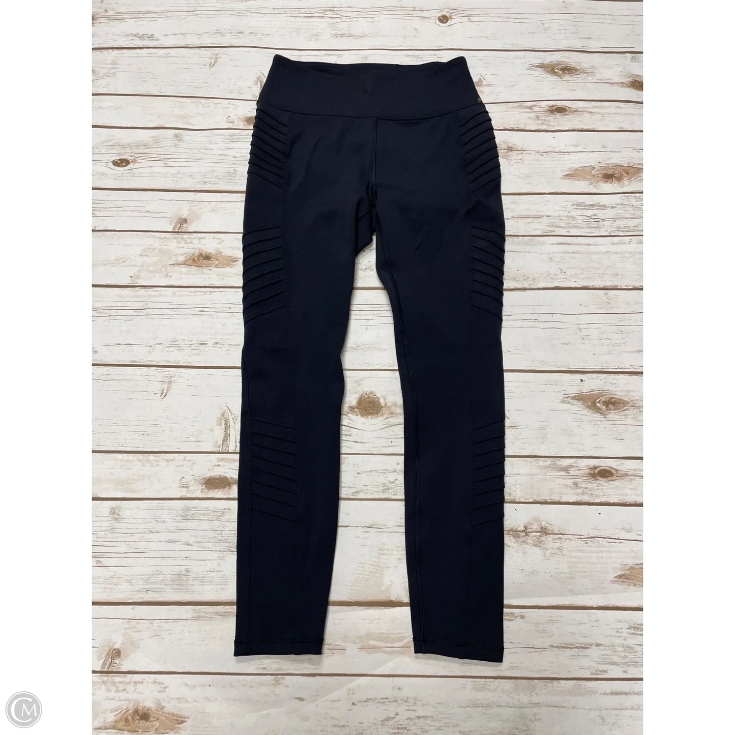 Athletic Leggings By Spyder In Black, Size: S