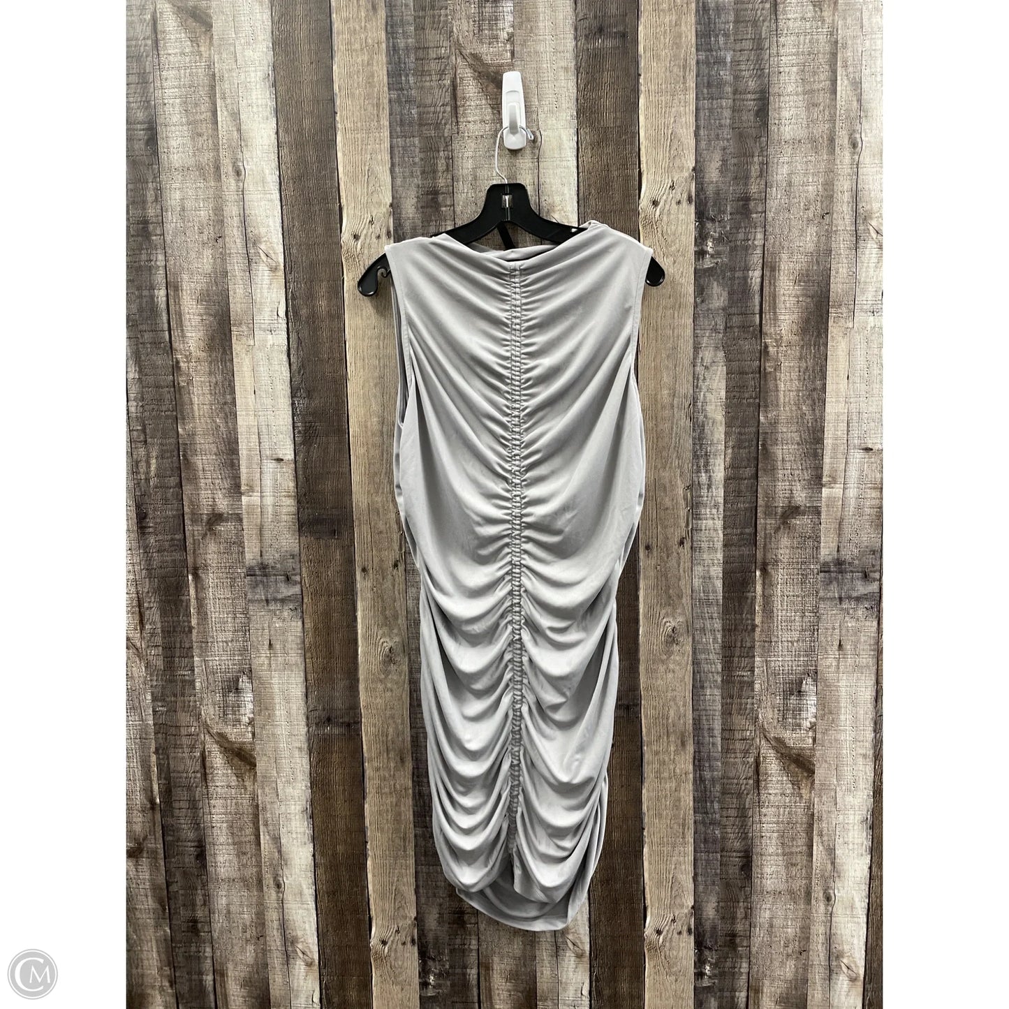 Dress Casual Midi By Divided In Grey, Size: Xl