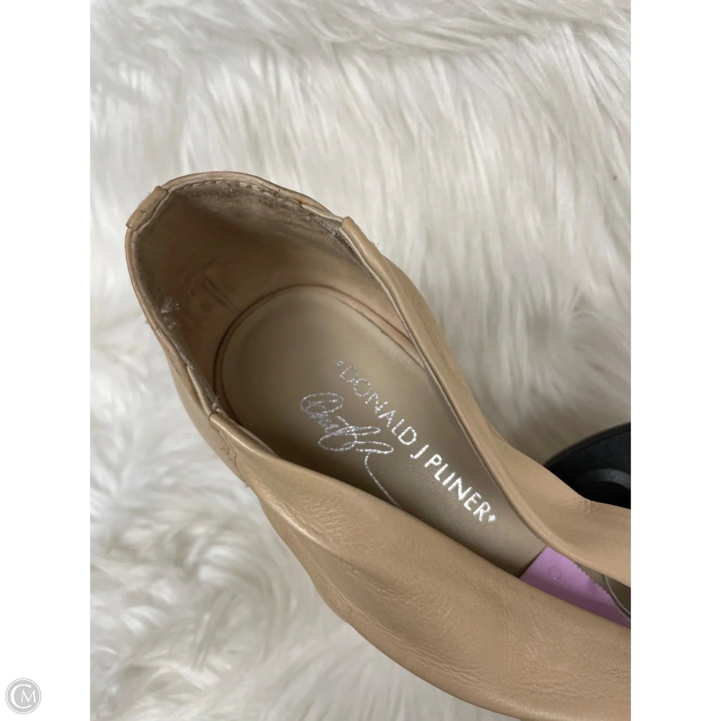 Shoes Heels Wedge By Donald Pliner In Tan, Size: 9