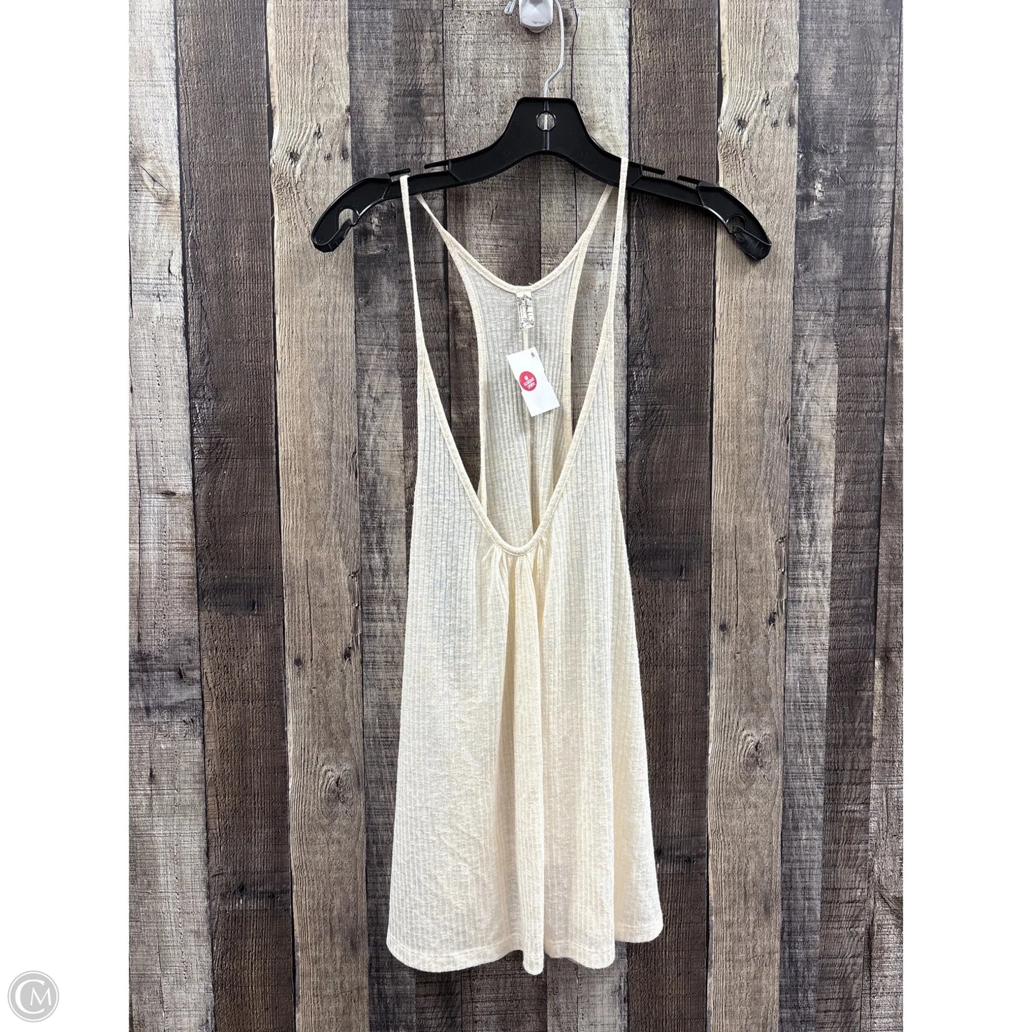 Top Sleeveless By Free People In Cream, Size: M