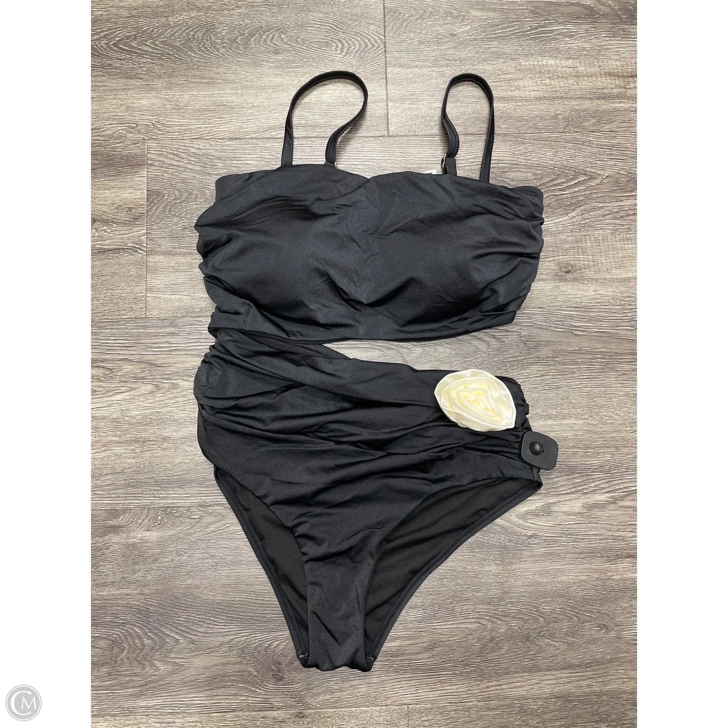 Swimsuit By Cme In Black, Size: 1x