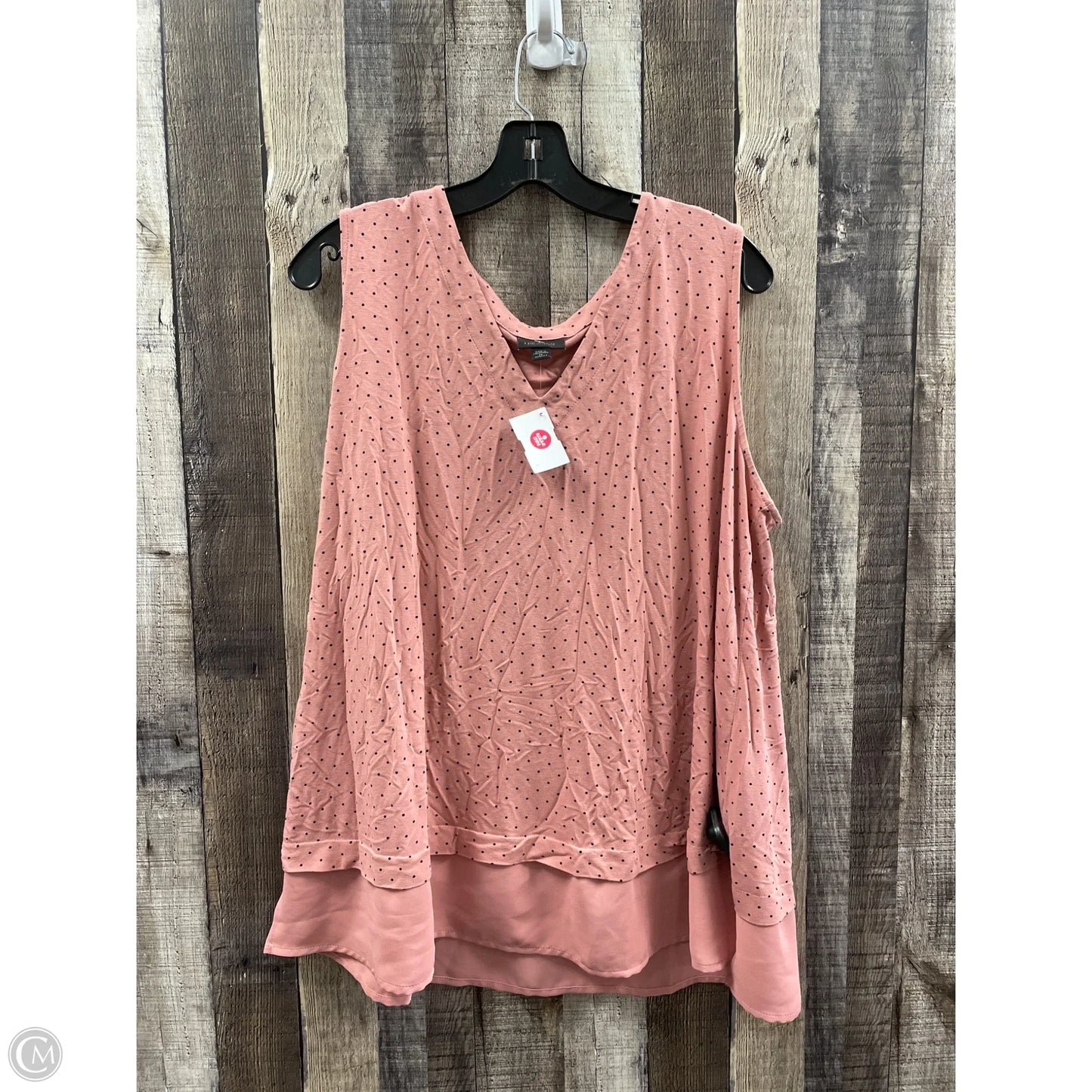Top Sleeveless By J. Jill In Pink, Size: 2x