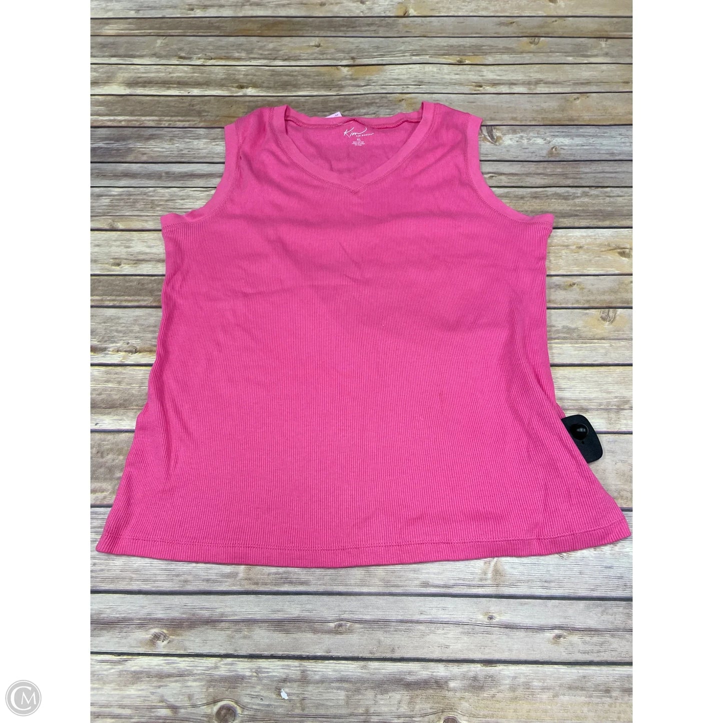Top Sleeveless Basic By Kim Rogers In Pink, Size: Xl