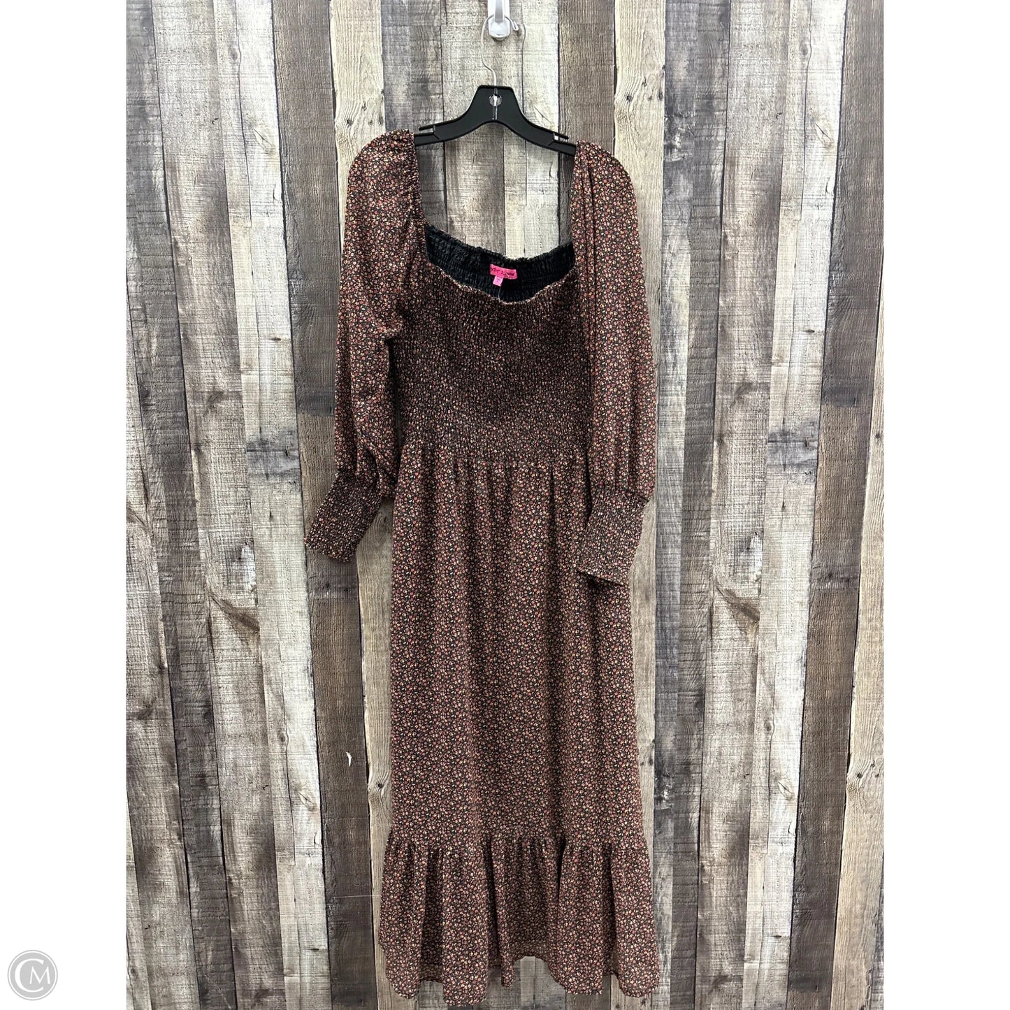 Dress Casual Maxi By Betsey Johnson In Floral Print, Size: Xl