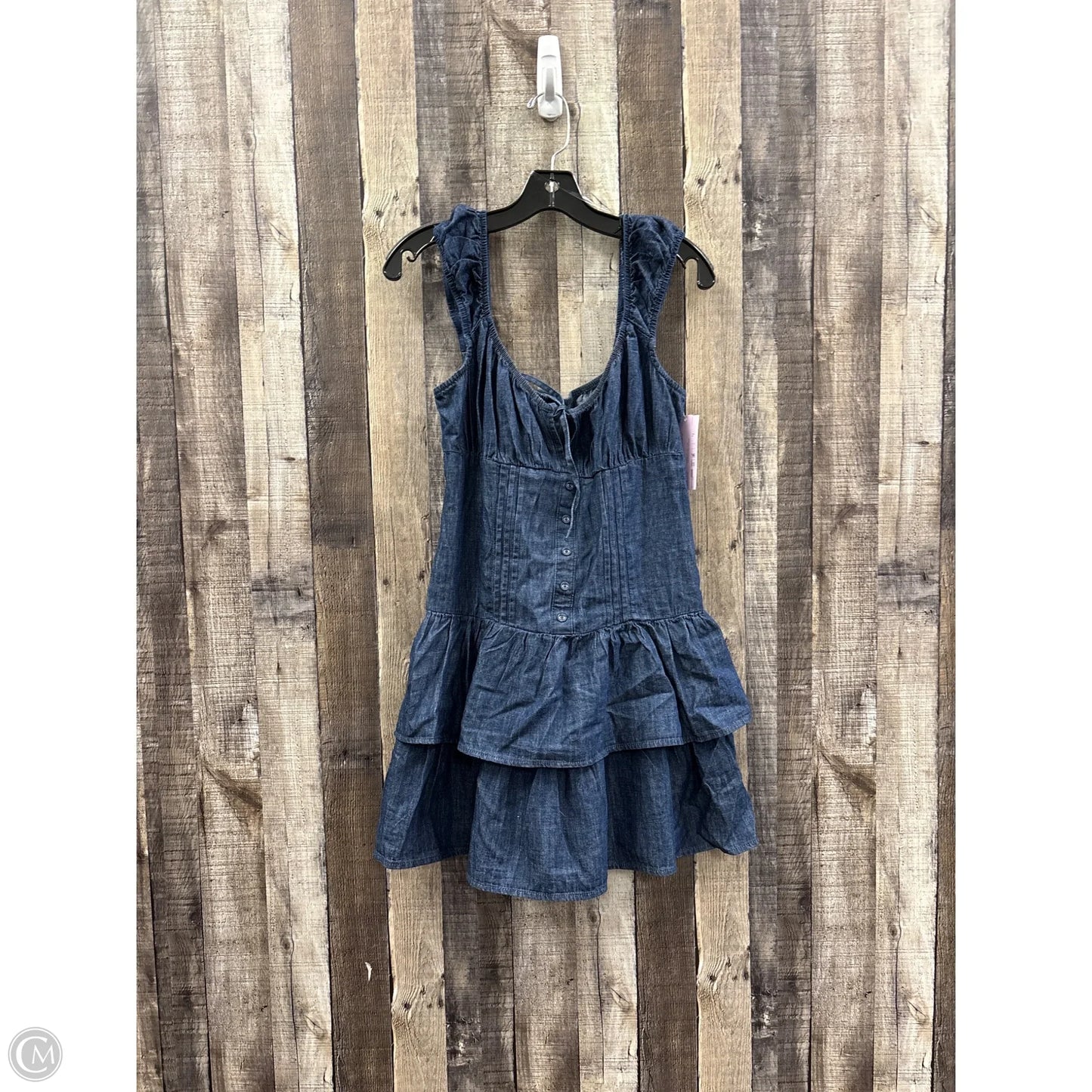 Dress Casual Short By Wild Fable In Blue Denim, Size: M