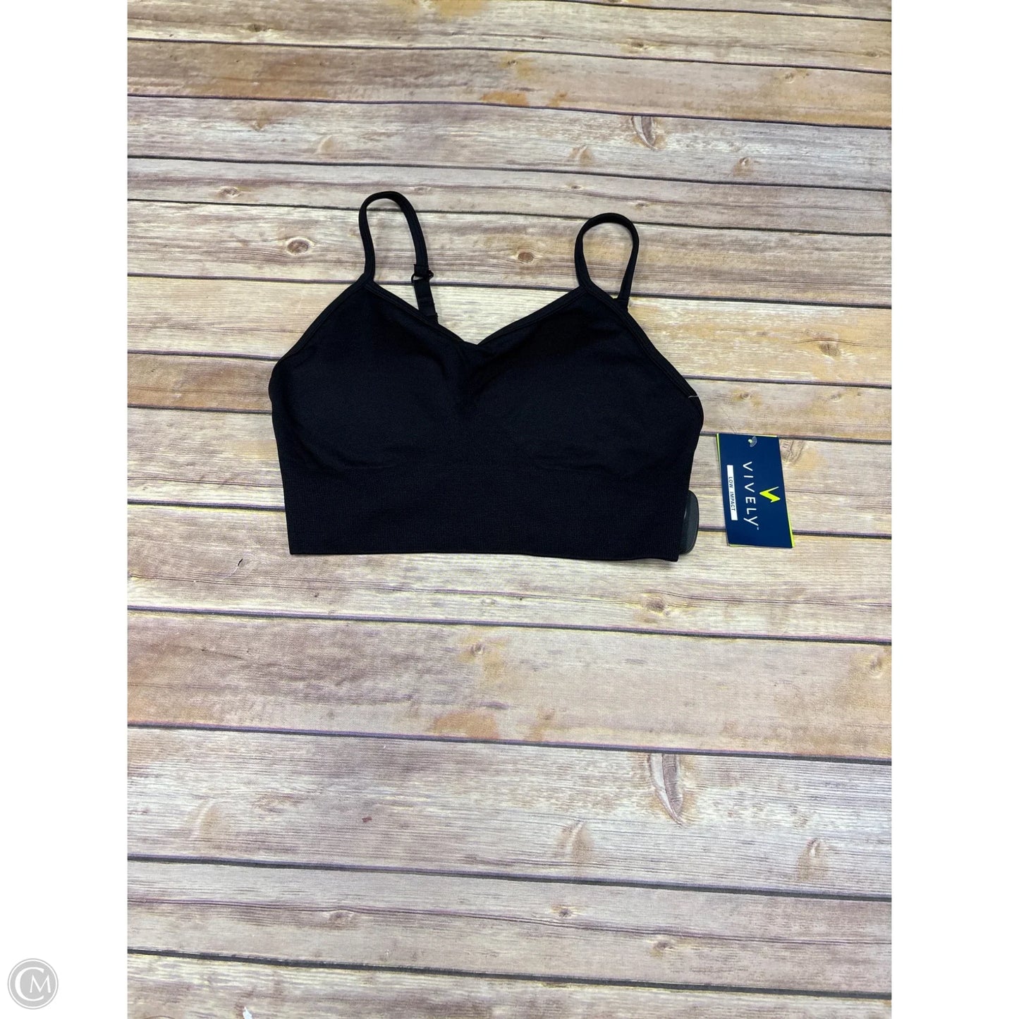 Athletic Bra By Cme In Black, Size: M
