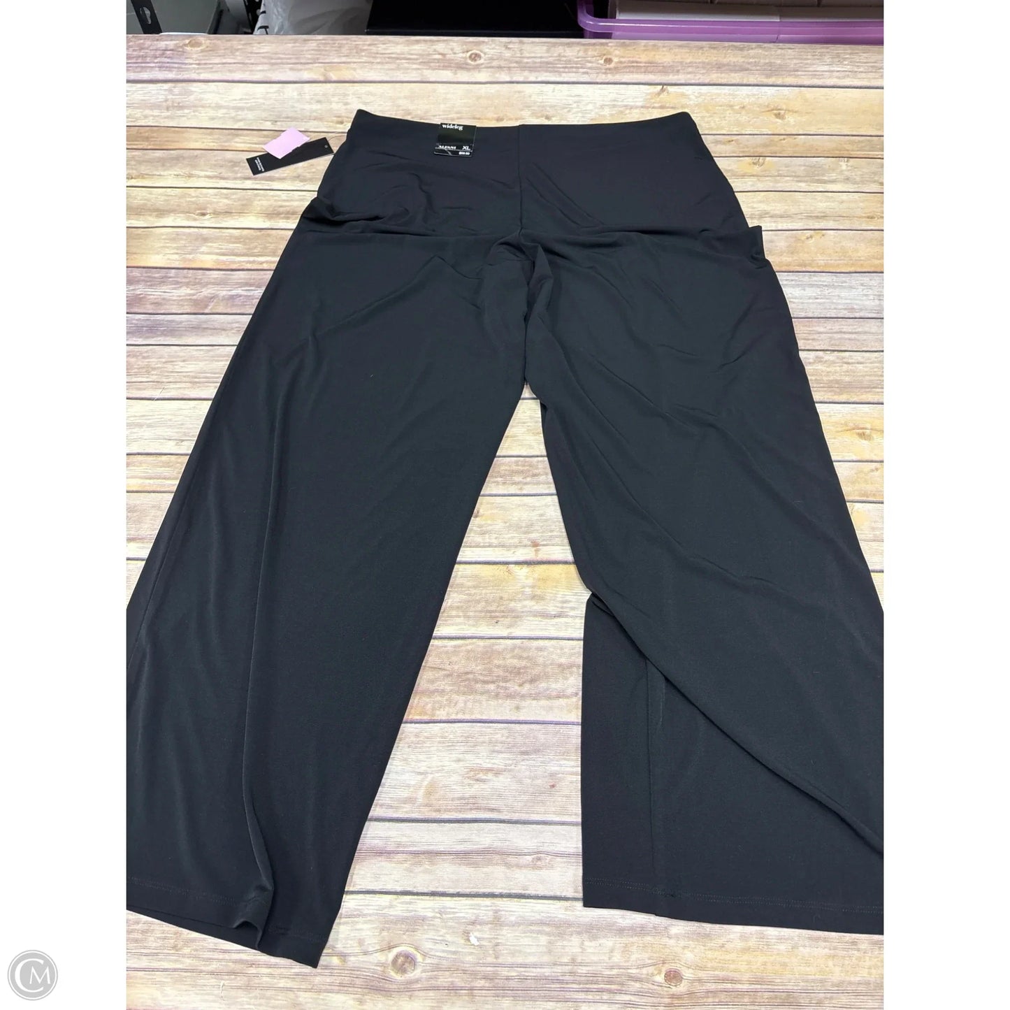 Pants Wide Leg By Alfani In Black, Size: Xl