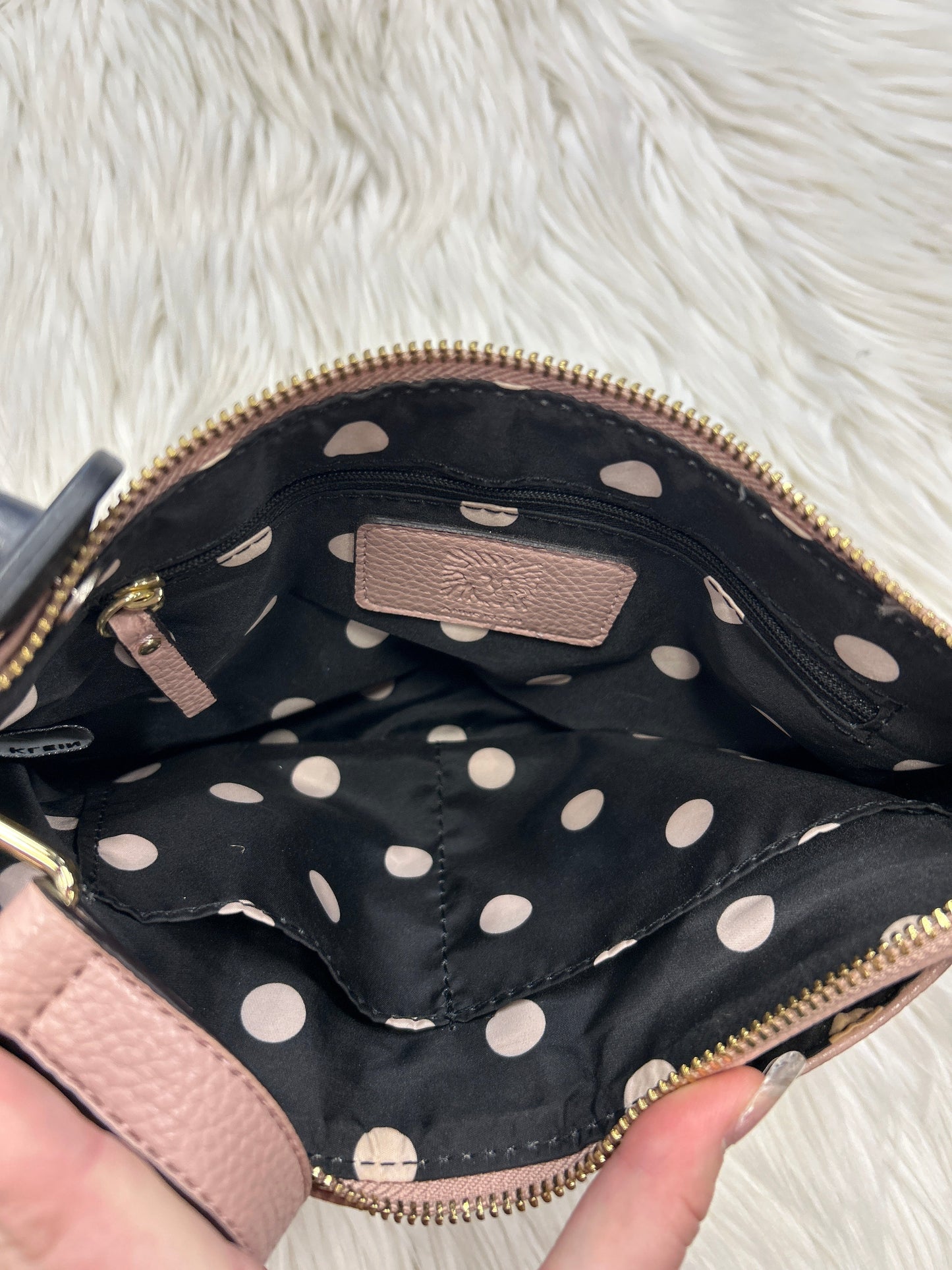 Crossbody By Anne Klein In Pink, Size:Medium