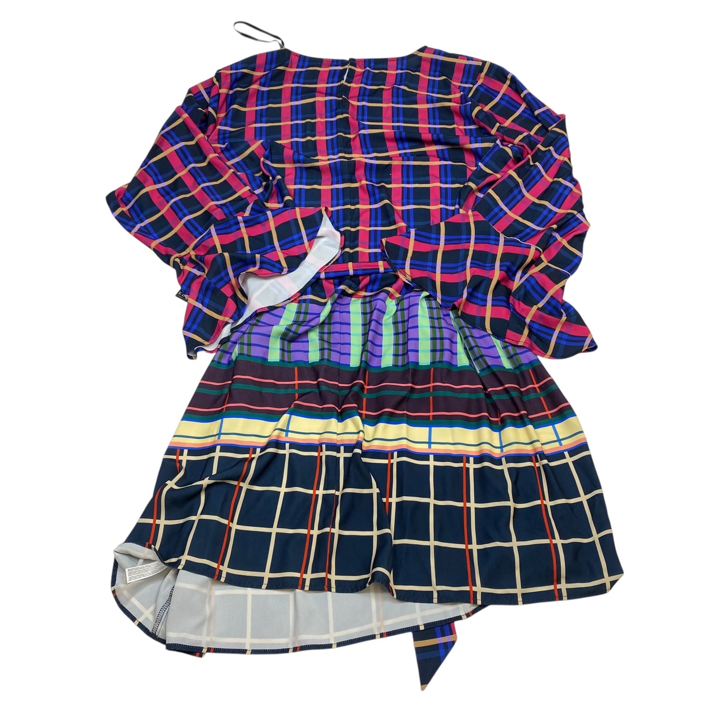 Dress Casual Short By Eloquii In Multi, Size:4X