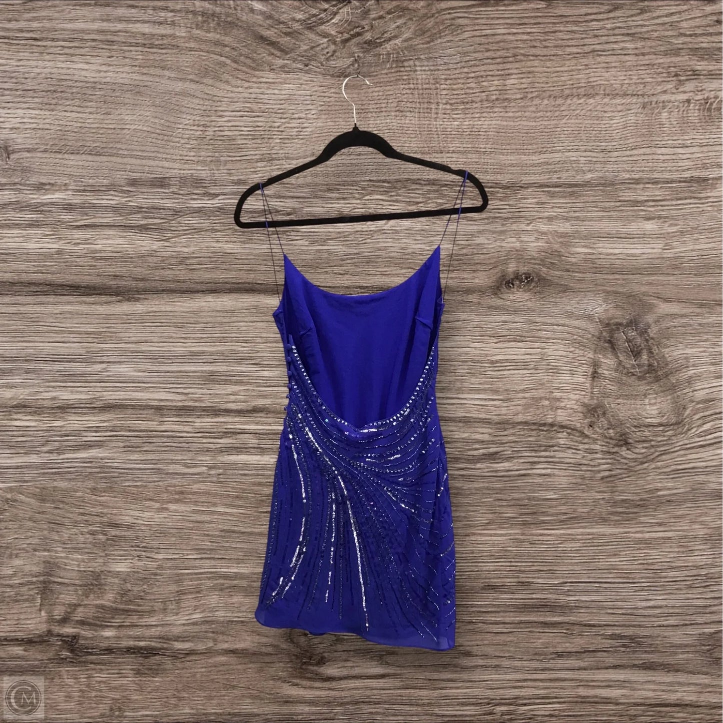 Dress Party Short By Asos In Blue, Size: 4