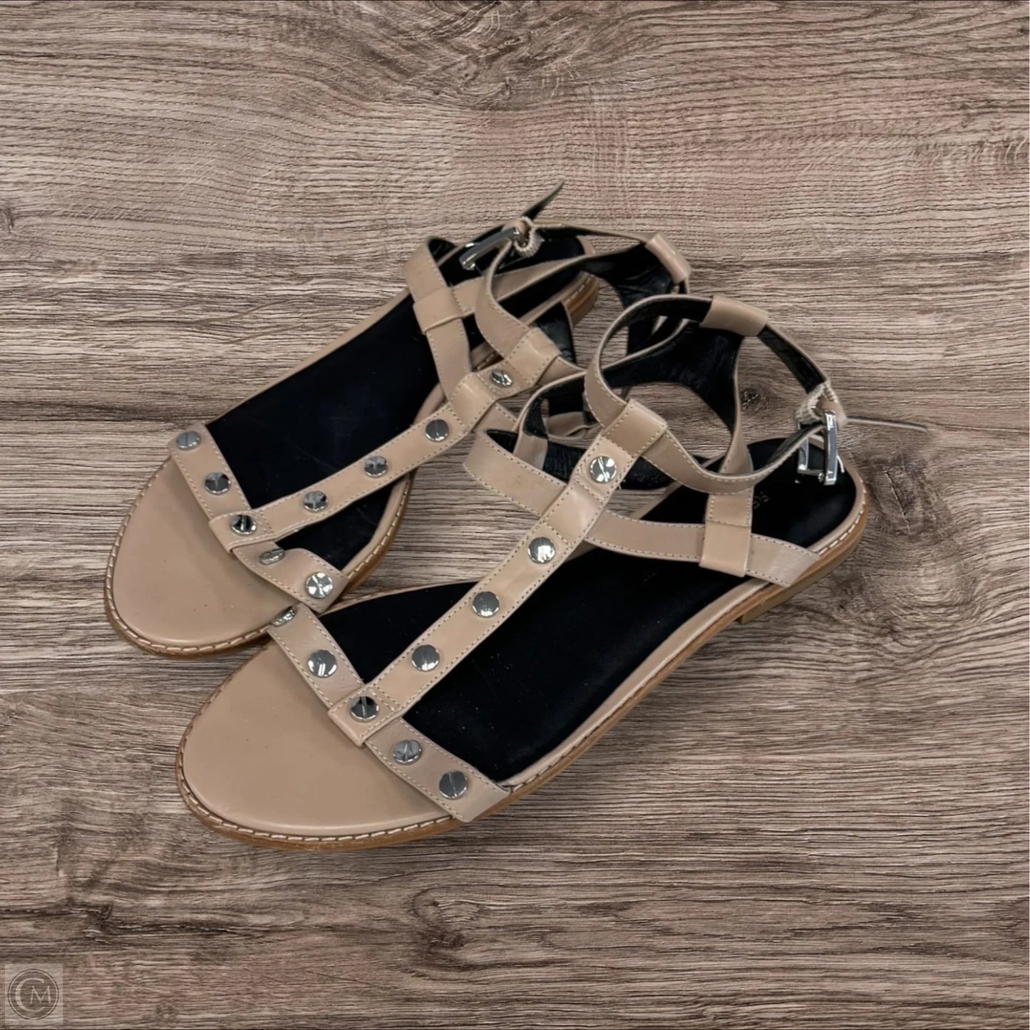 Sandals Designer By Rebecca Minkoff In Taupe, Size: 8.5