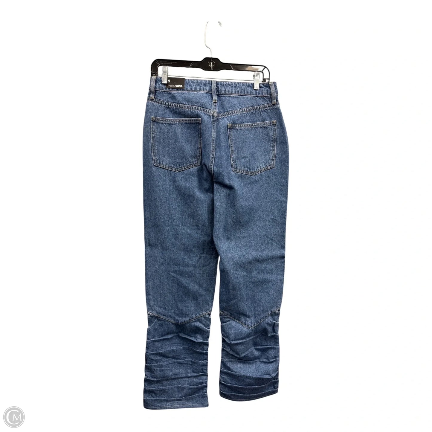 Jeans Straight By Fashion Nova In Blue Denim, Size: 8