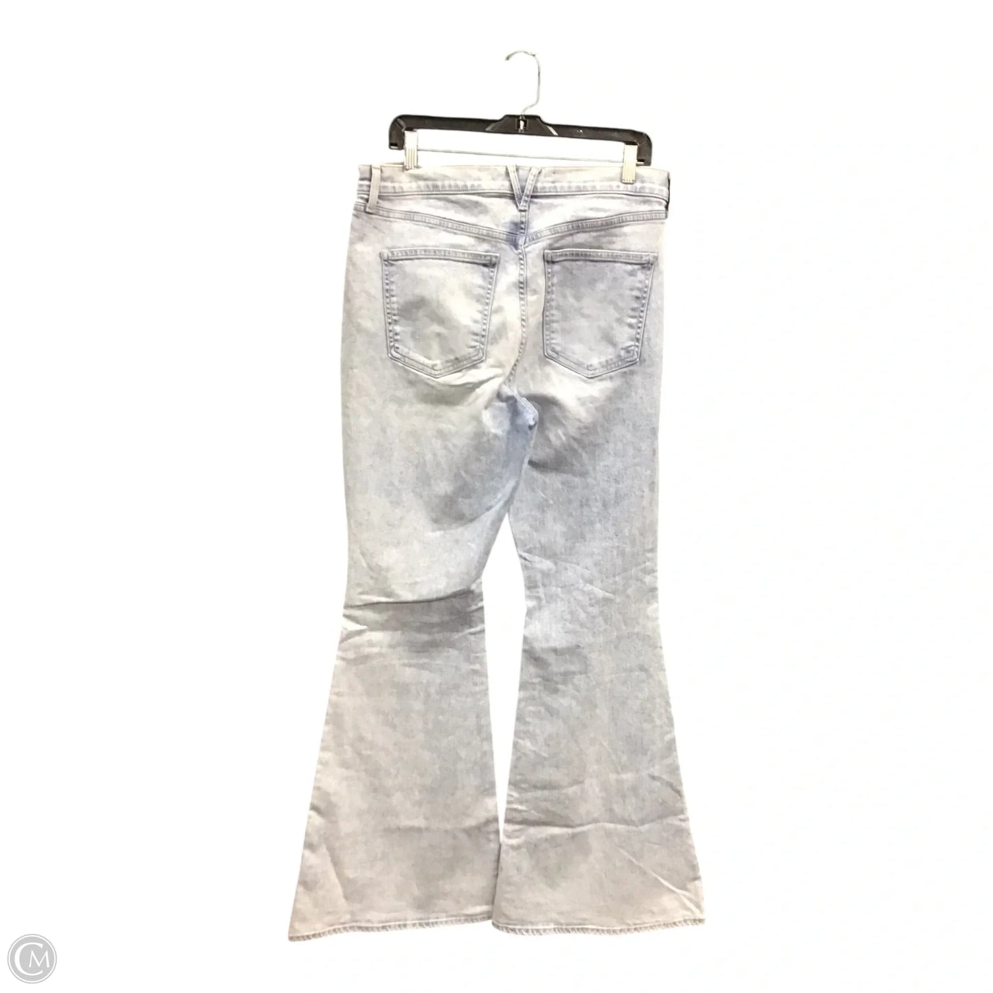 Jeans Flared By Veronica Beard In Blue Denim, Size: 14l